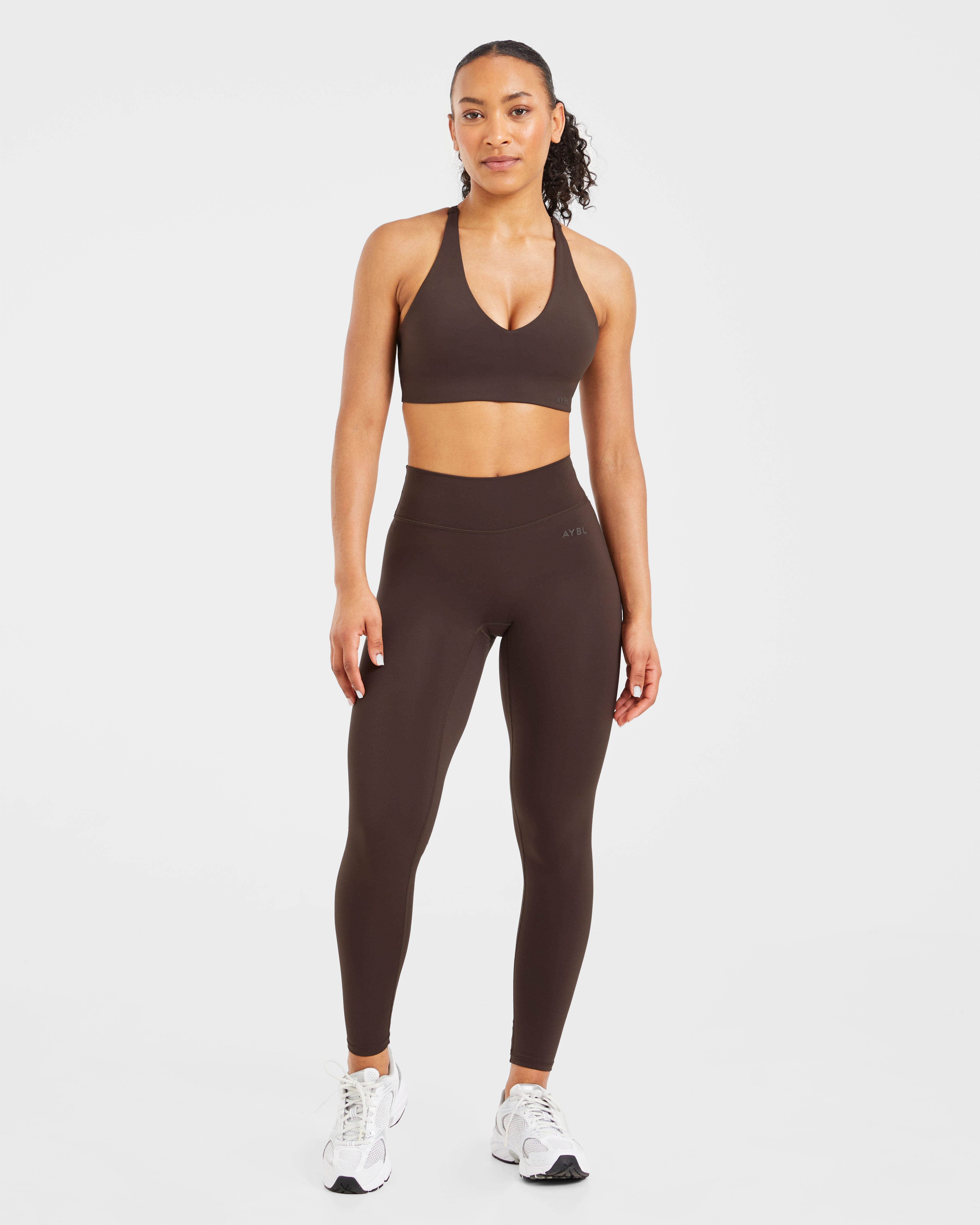 Staple Sports Bra - Coffee Braun
