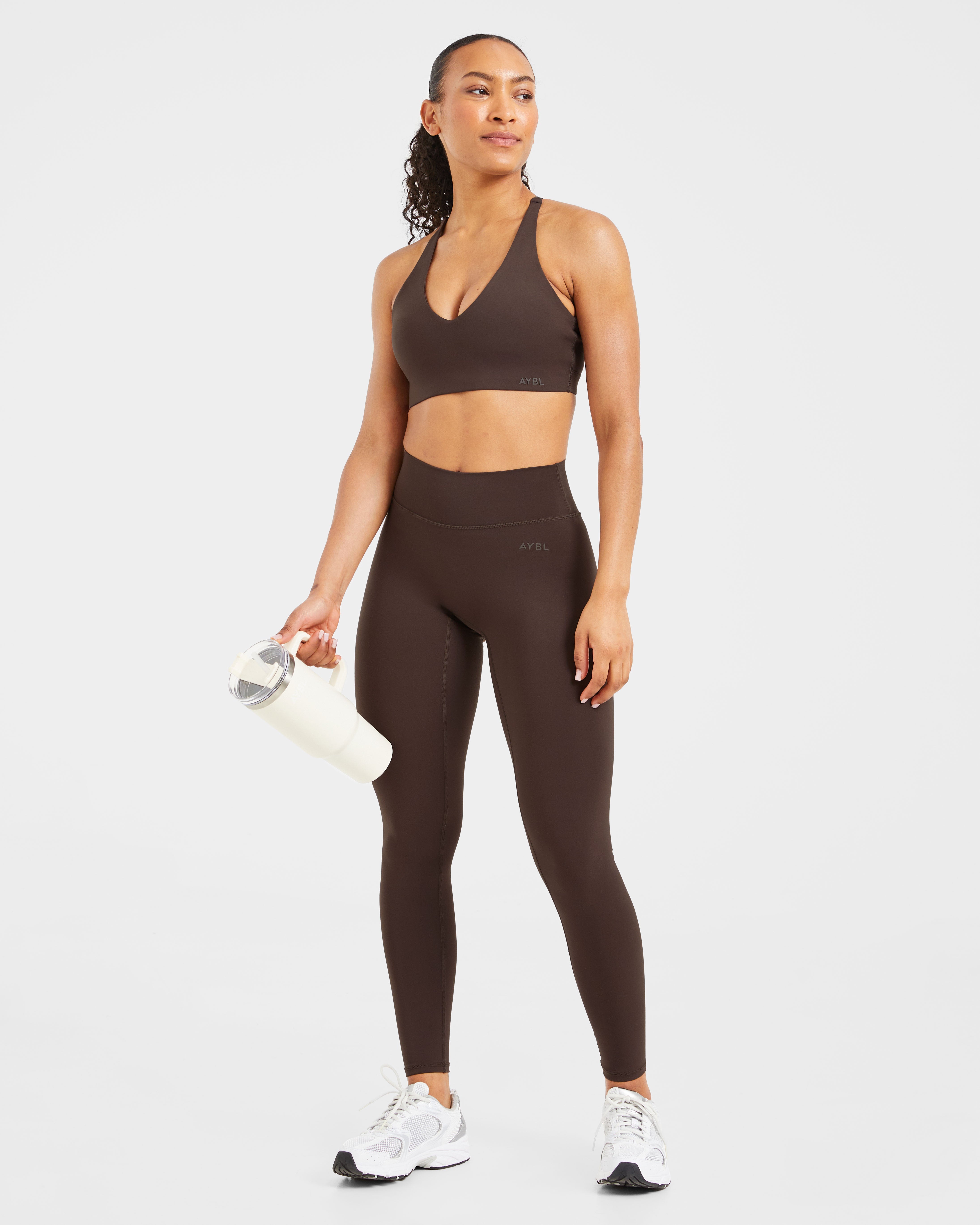 Staple Sports Bra - Coffee Braun