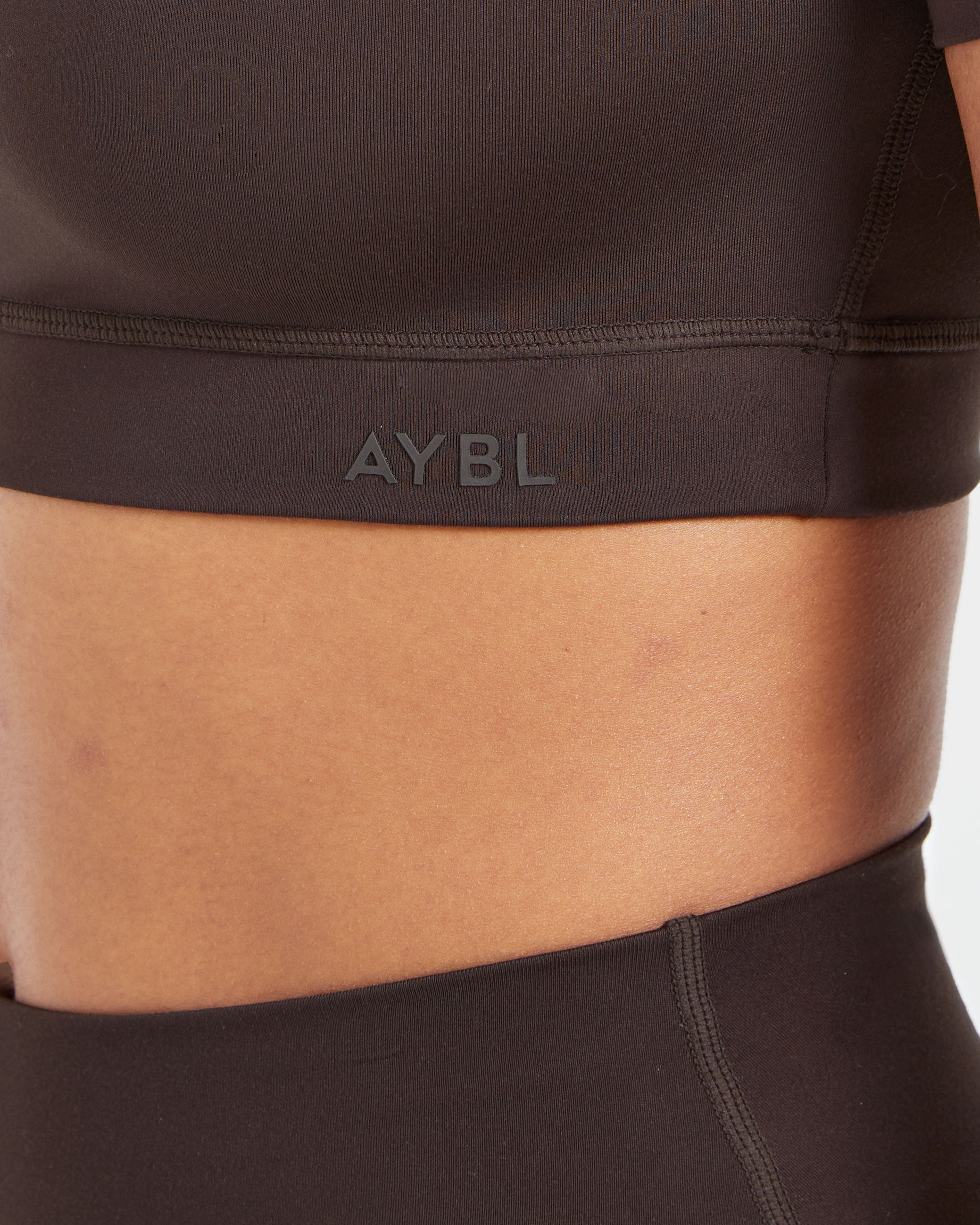 Staple Crop Top - Coffee Braun