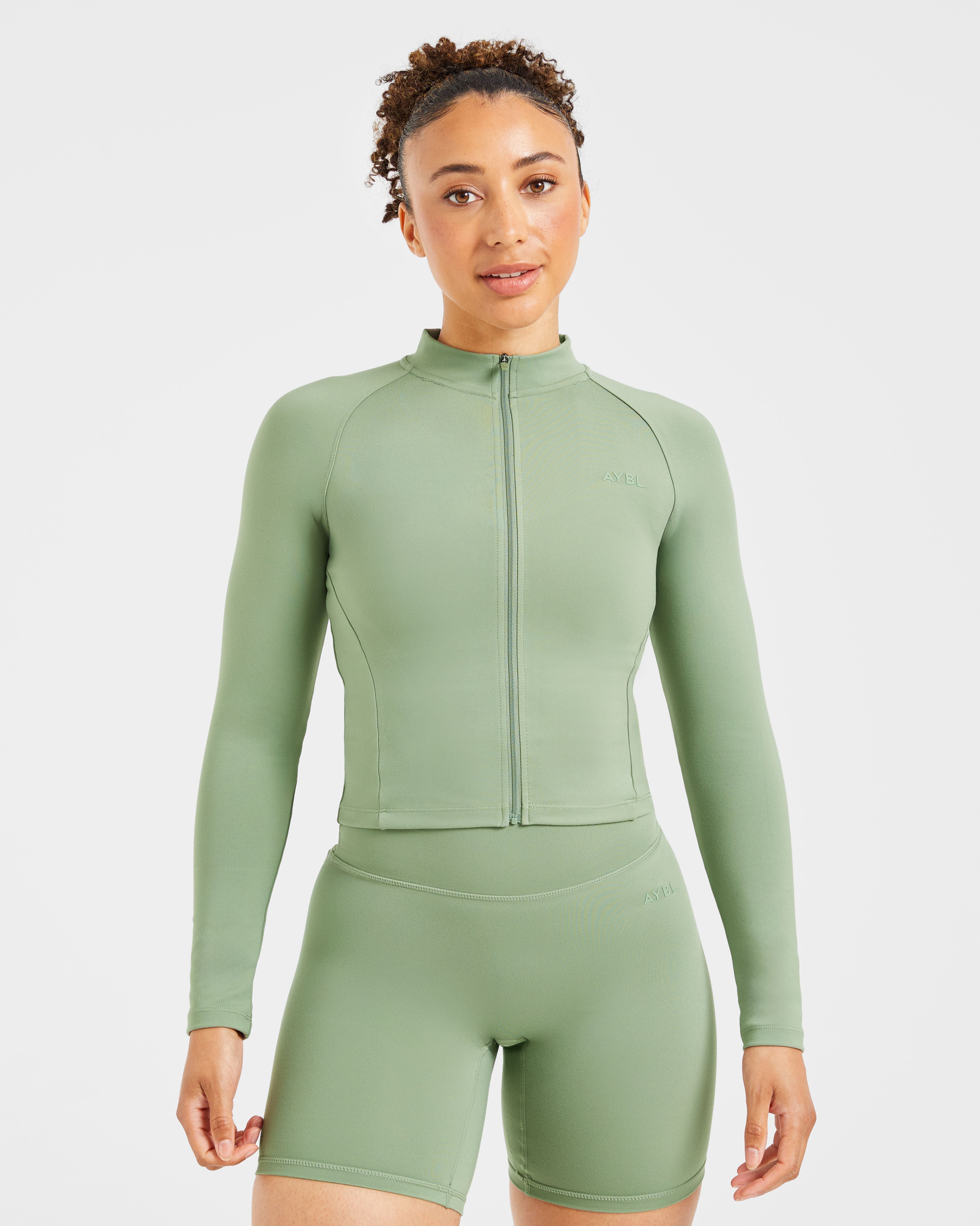 Staple Zip Jacket - Olive Grün