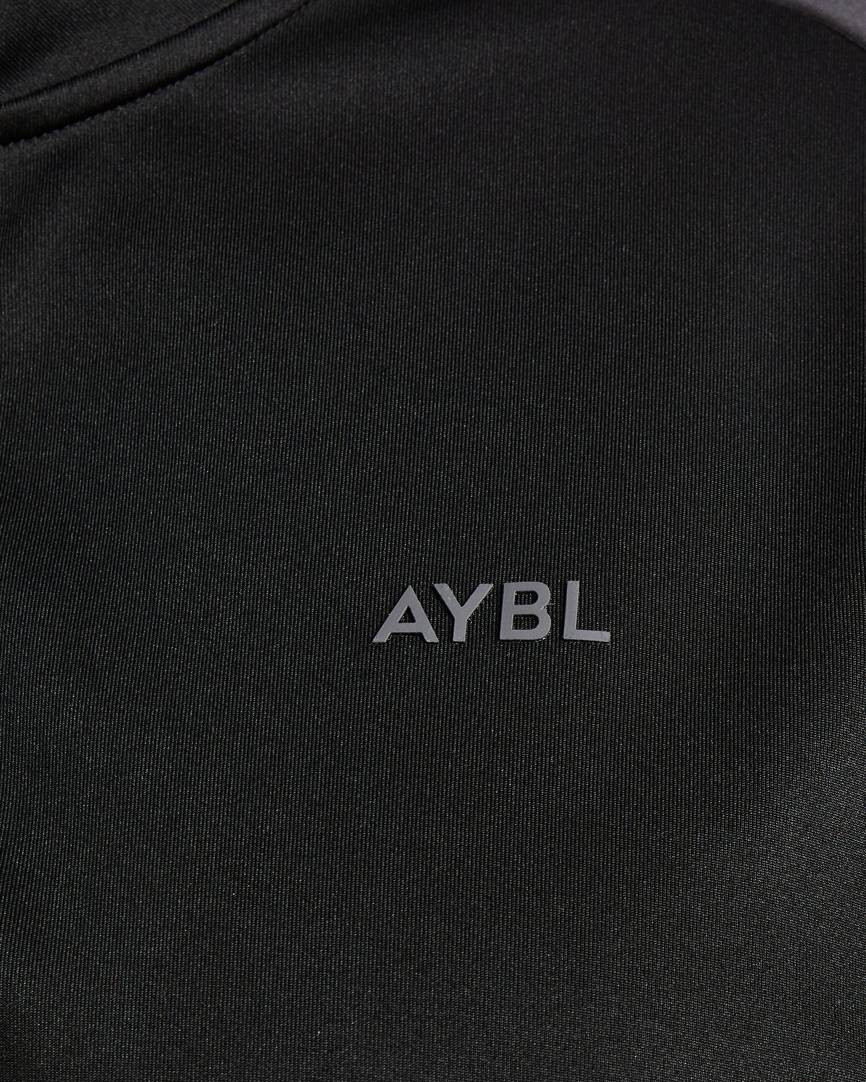 Classic Track 1/4 Zip Pullover - Schwarz/Charcoal