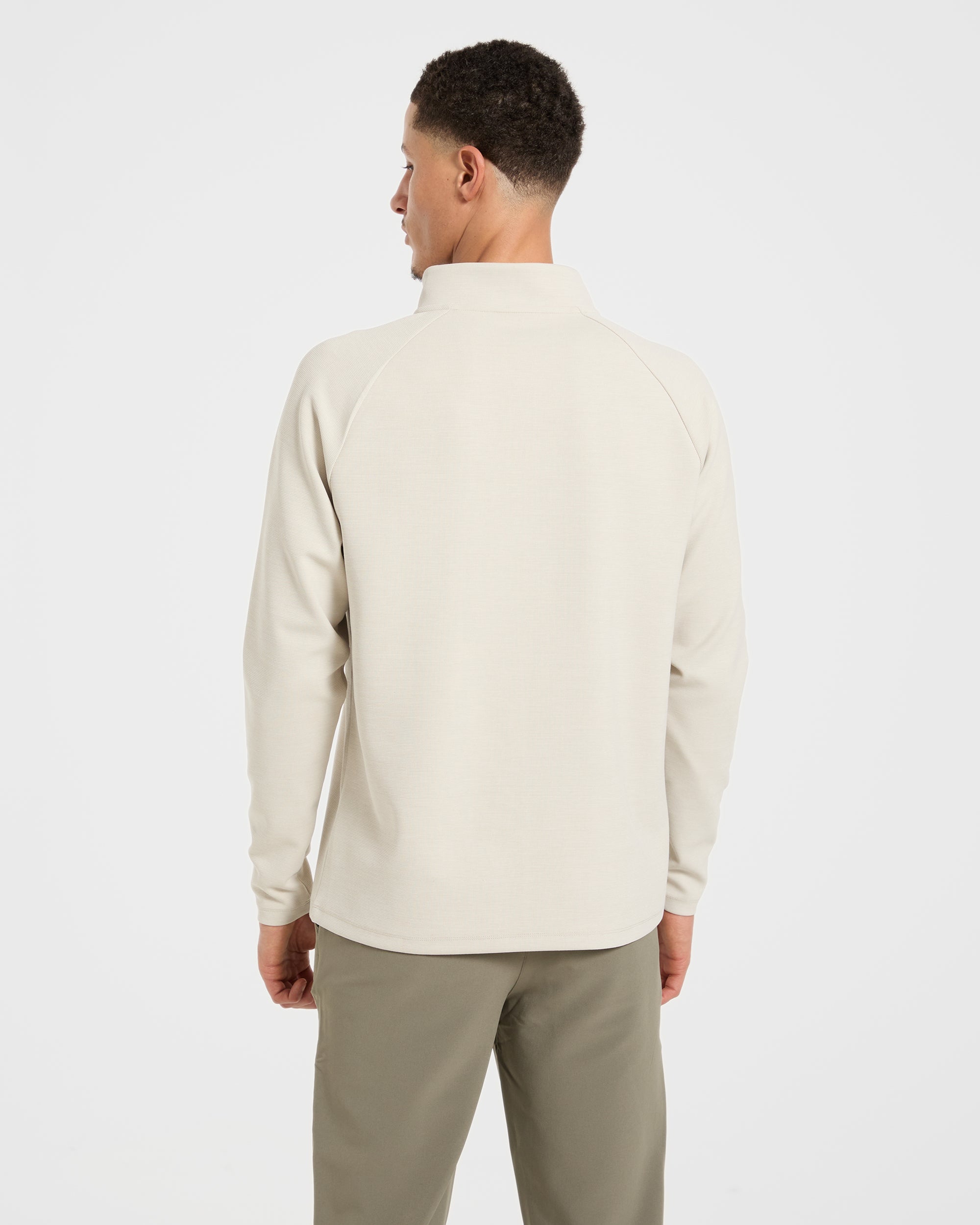 Precision Hybrid 1/4 Zip Pullover - Sand