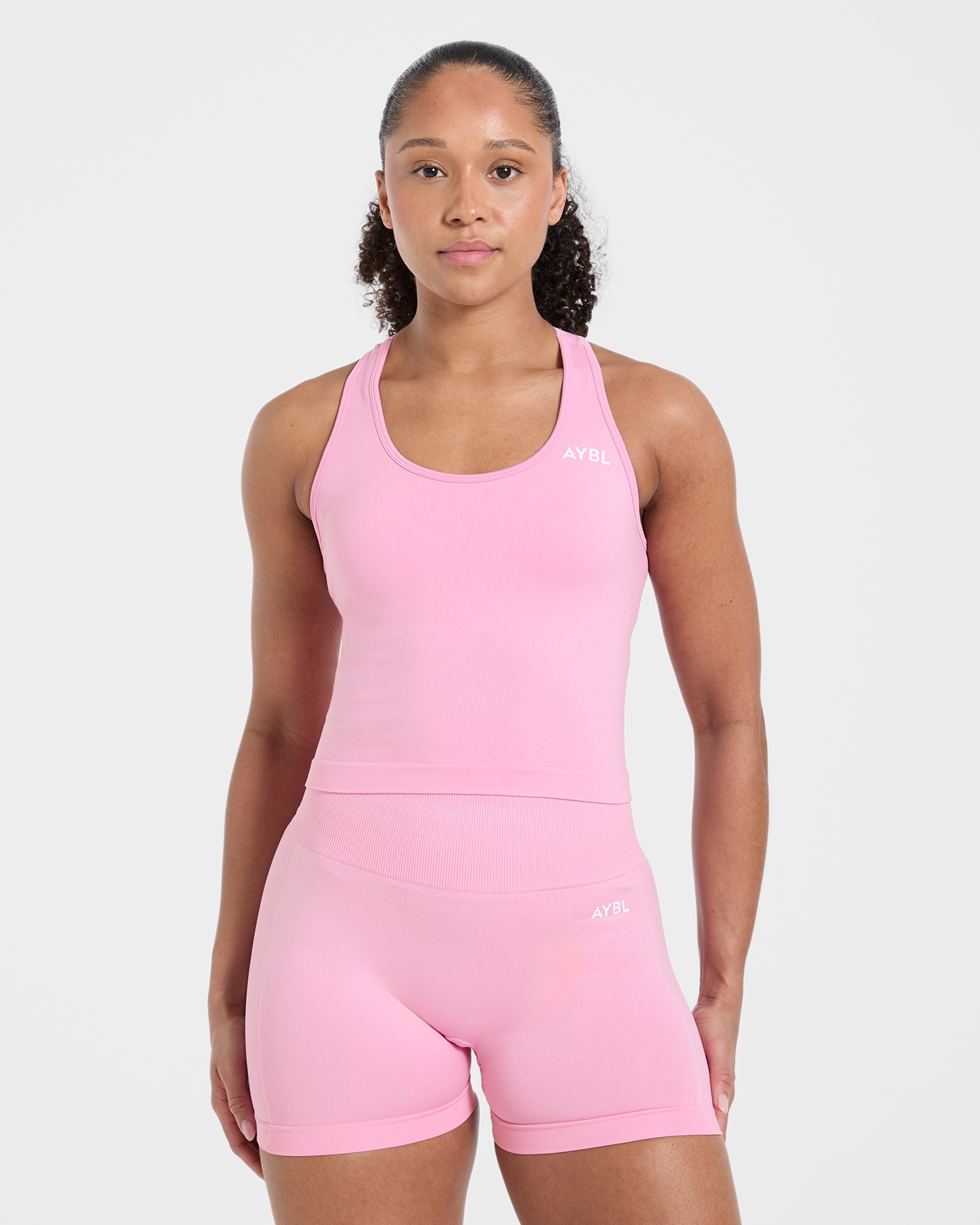 Empower Seamless Tank Top - Baby Rosa