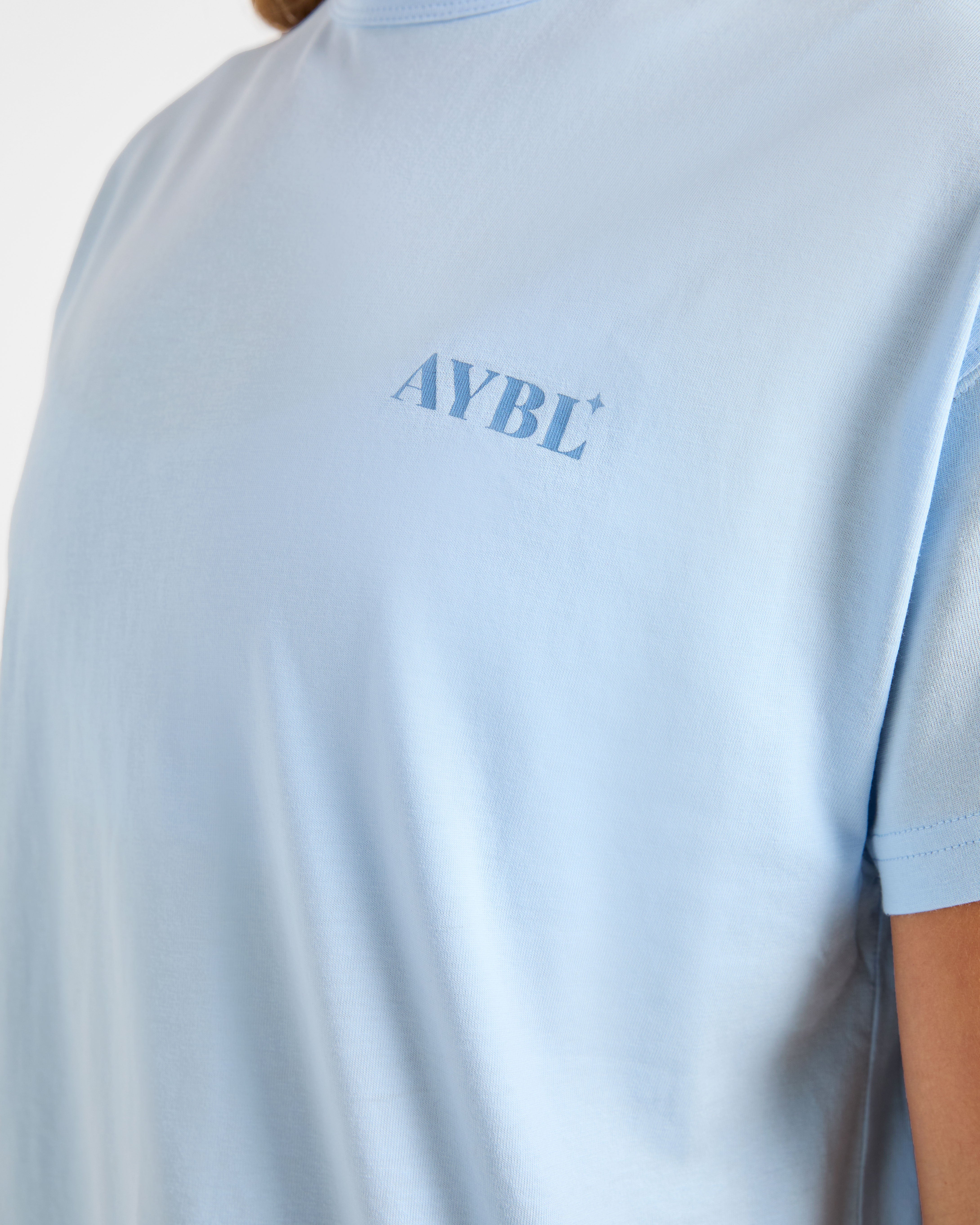 Dedicate To The Journey Oversized T Shirt - Blau