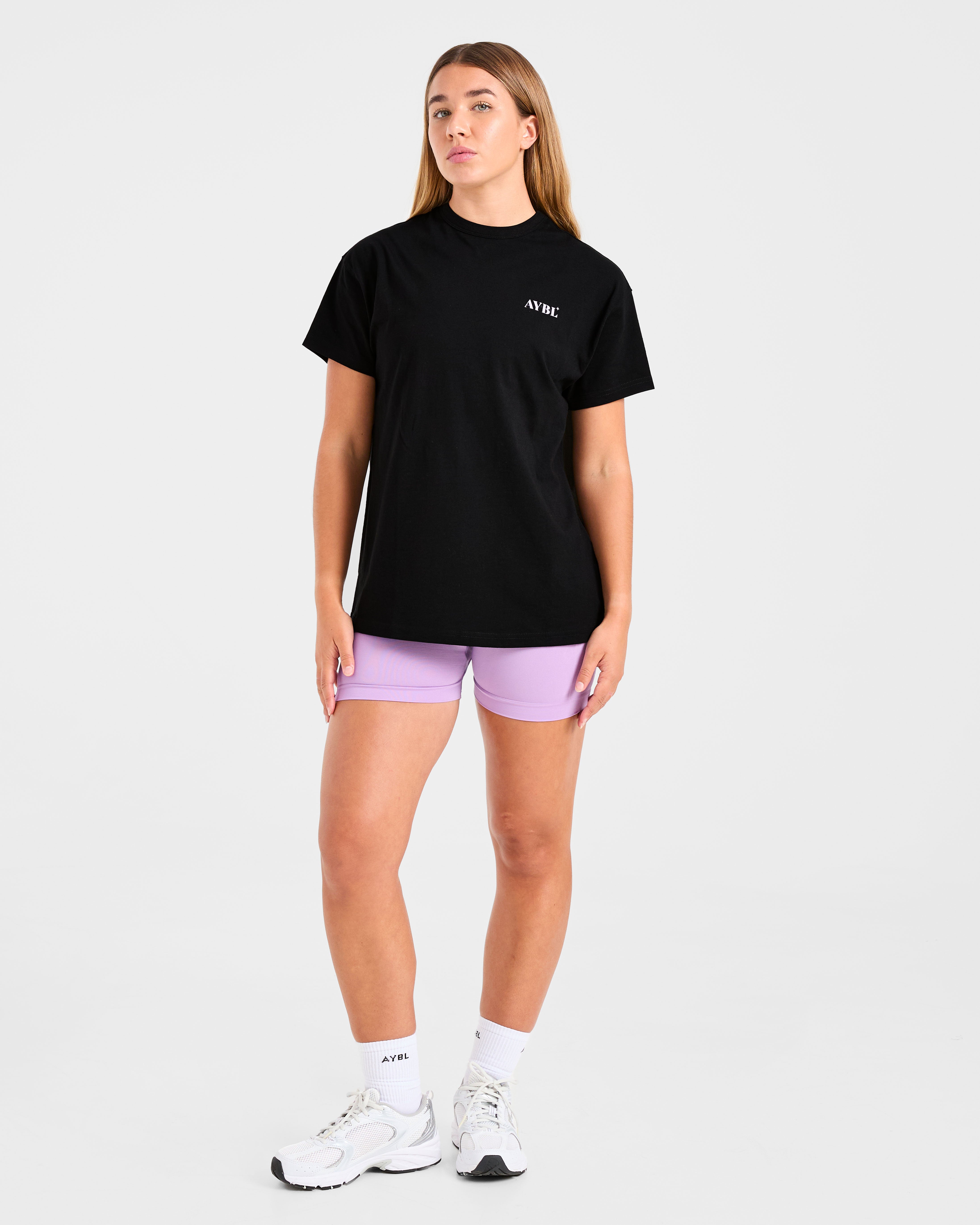 Dedicate To The Journey Oversized T Shirt - Schwarz