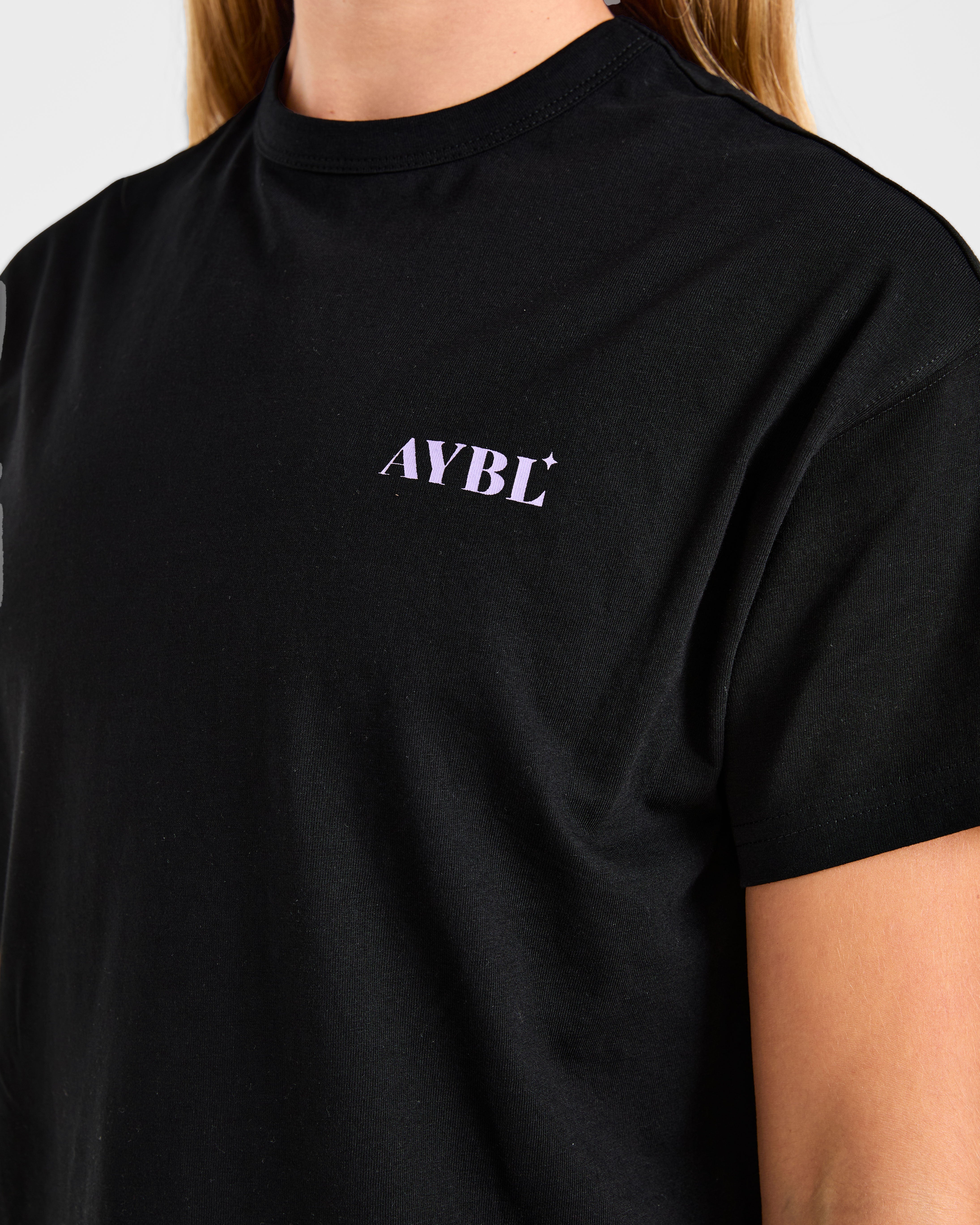 Dedicate To The Journey Oversized T Shirt - Schwarz