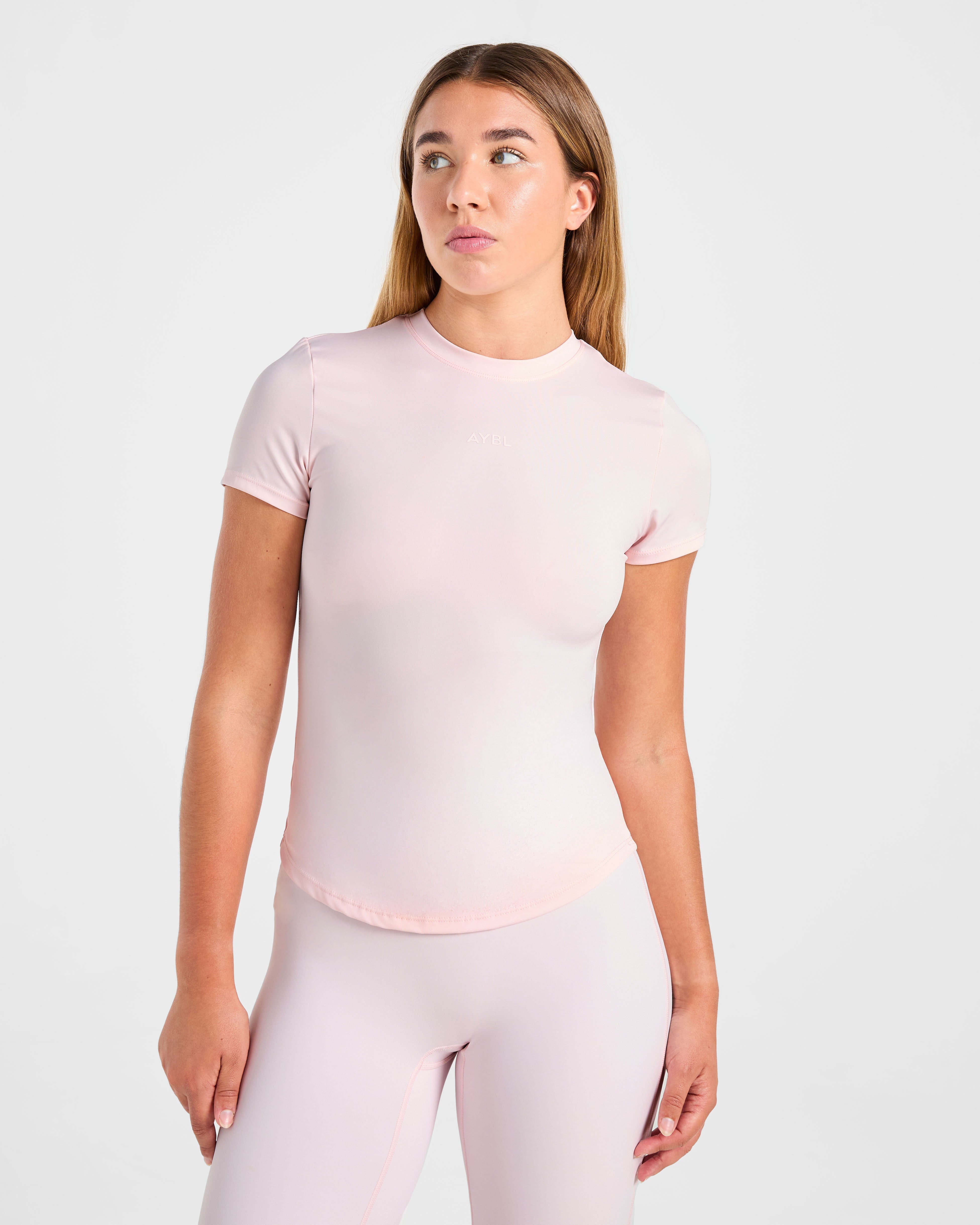 Sculpt T Shirt - Pastel Rosa
