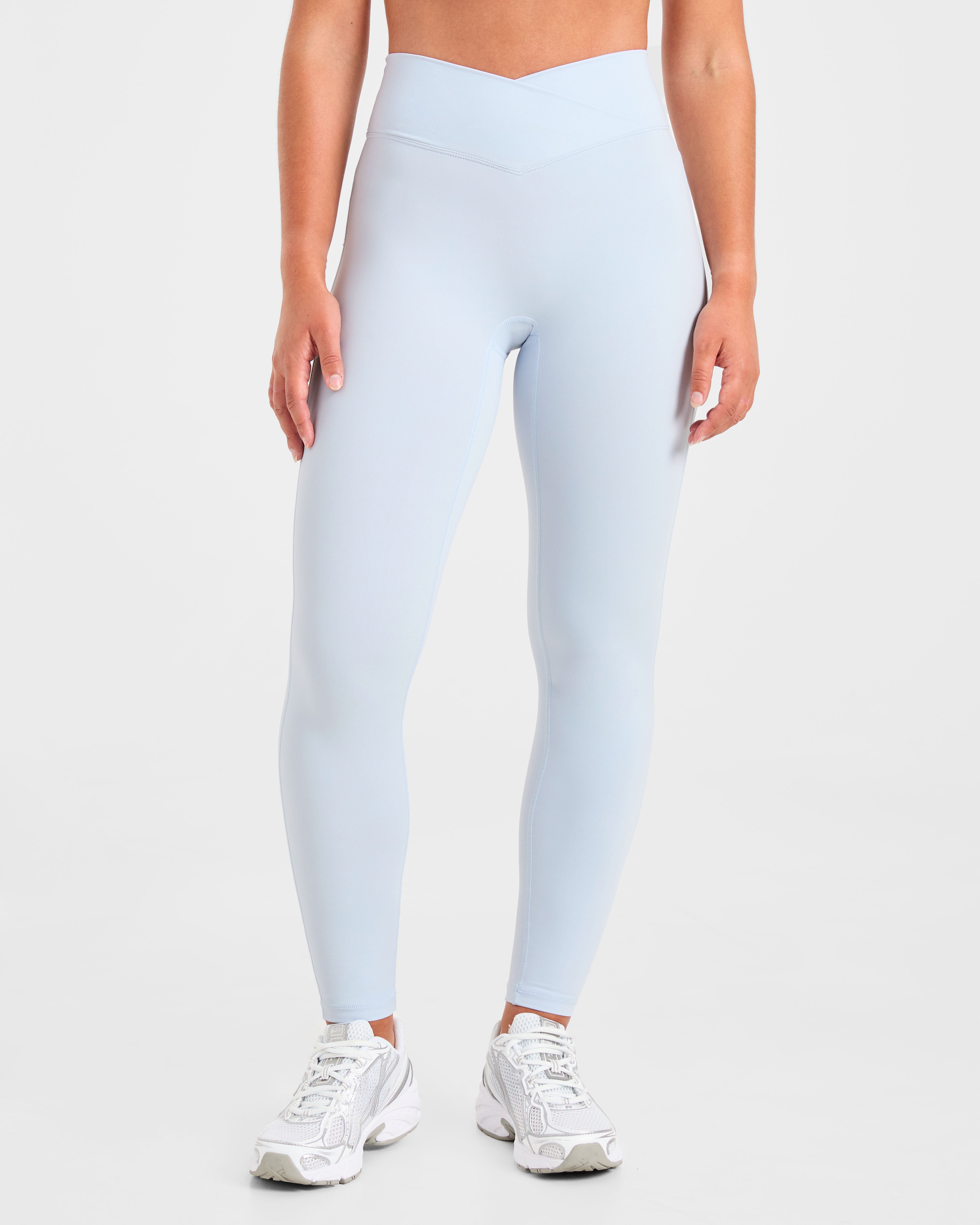 Sculpt Wrap Leggings - Iced Blau