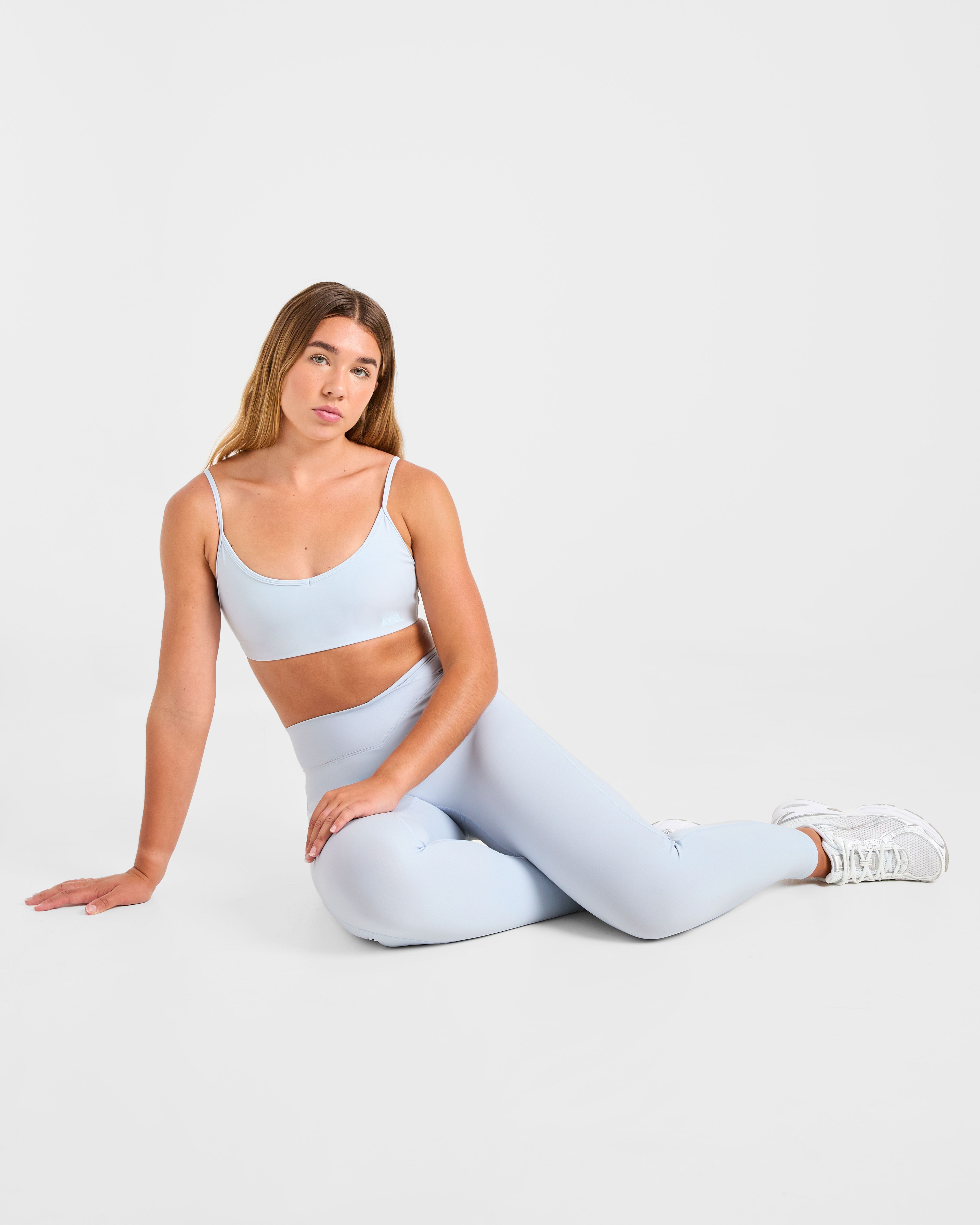 Sculpt Wrap Leggings - Iced Blau
