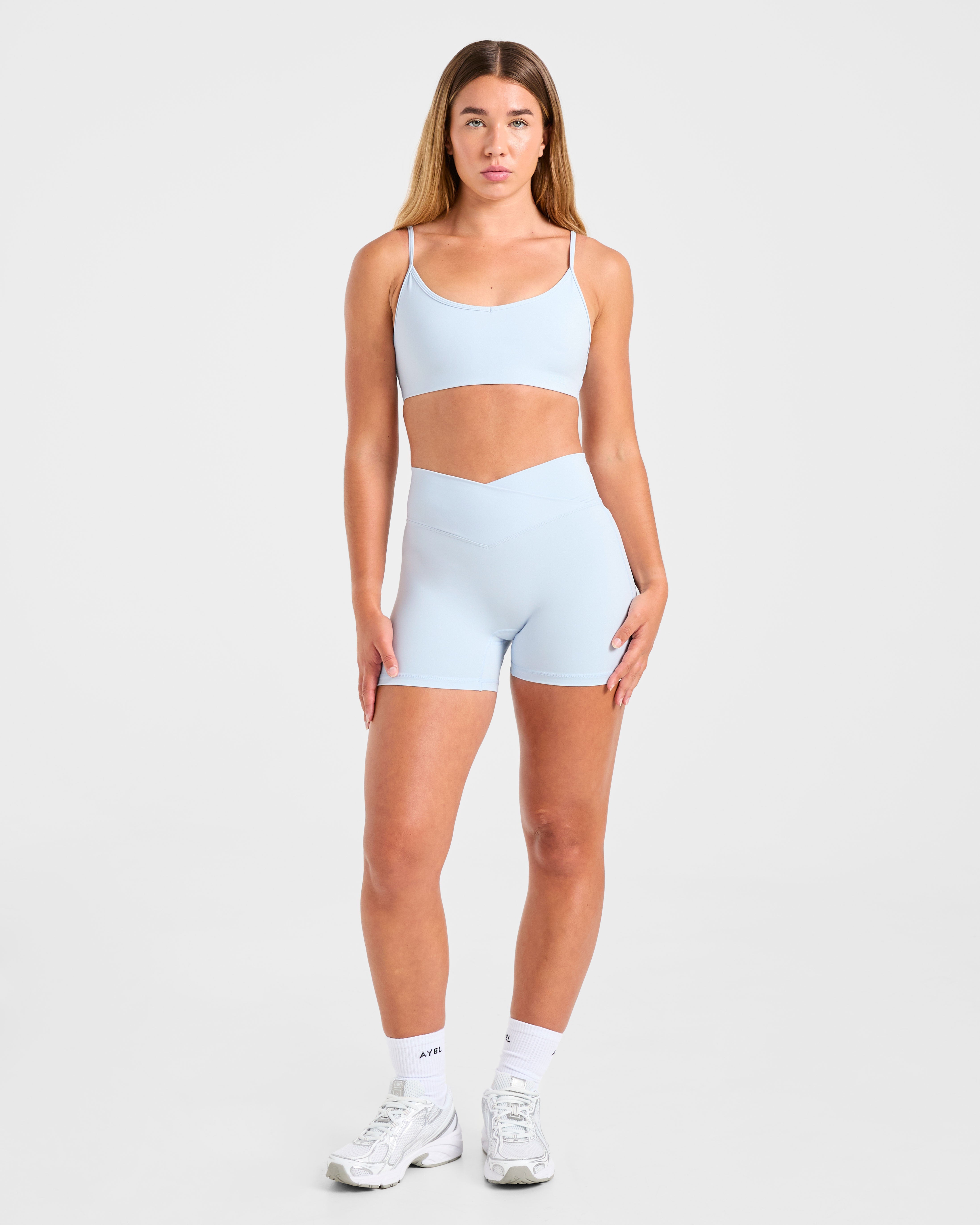 Sculpt Wrap Shorts - Iced Blau