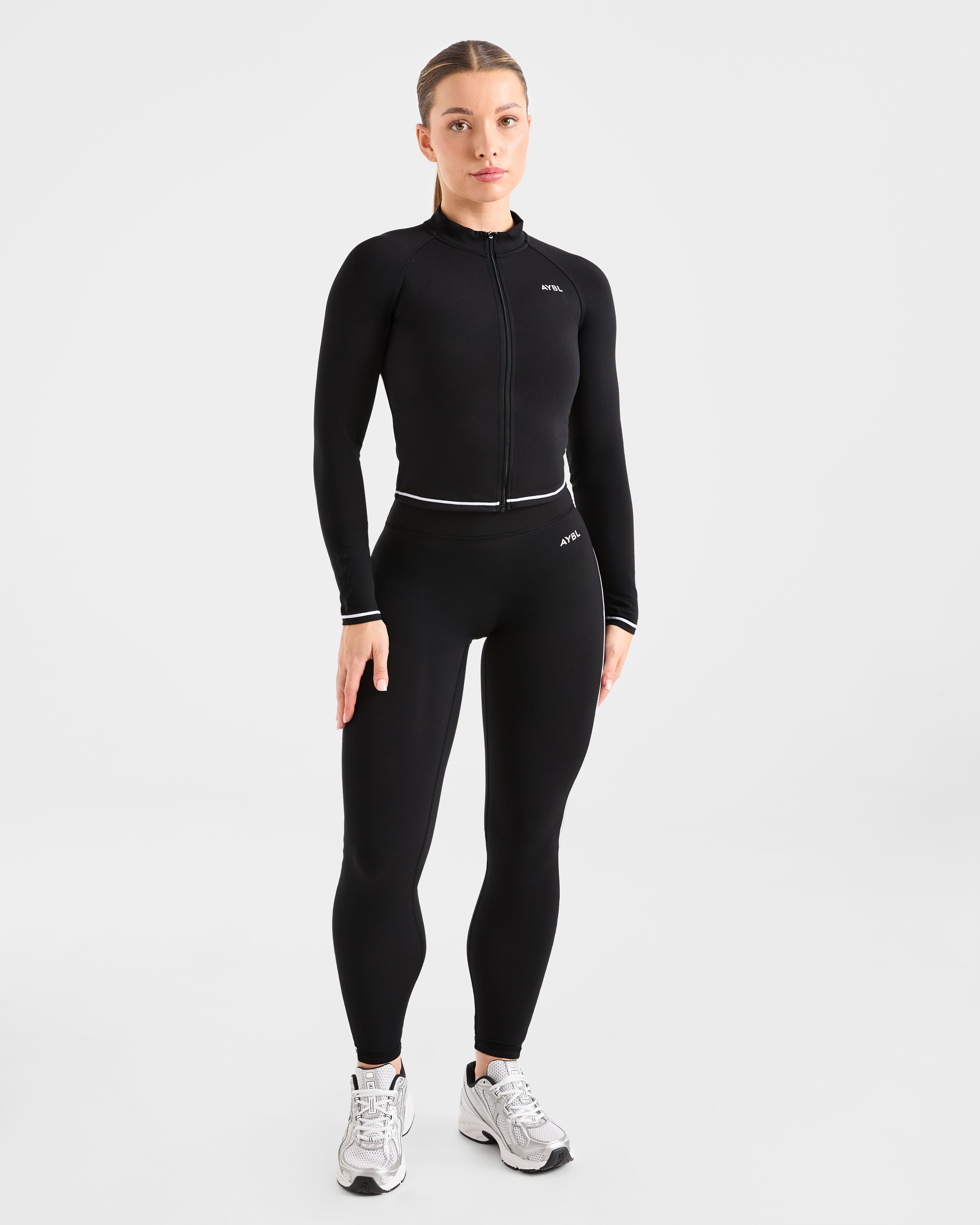 Form Zip Up Jacket - Schwarz
