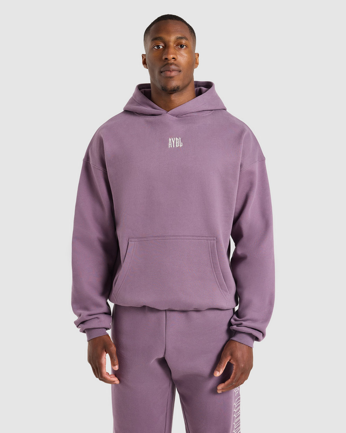 AYBL Iron Club Oversized Hoodie - Midnight Lila