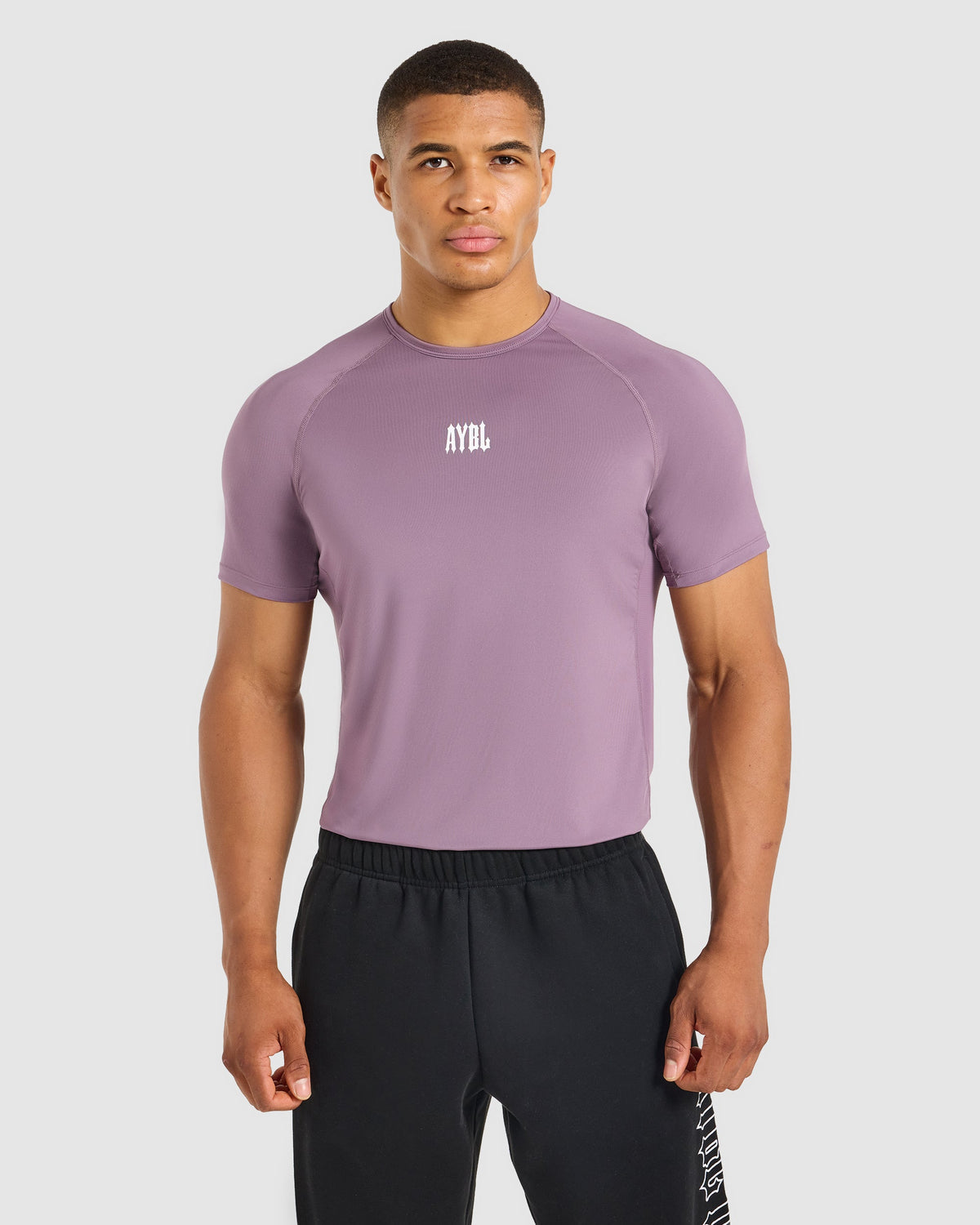AYBL Iron Club Compression Relaxed T Shirt - Midnight Lila