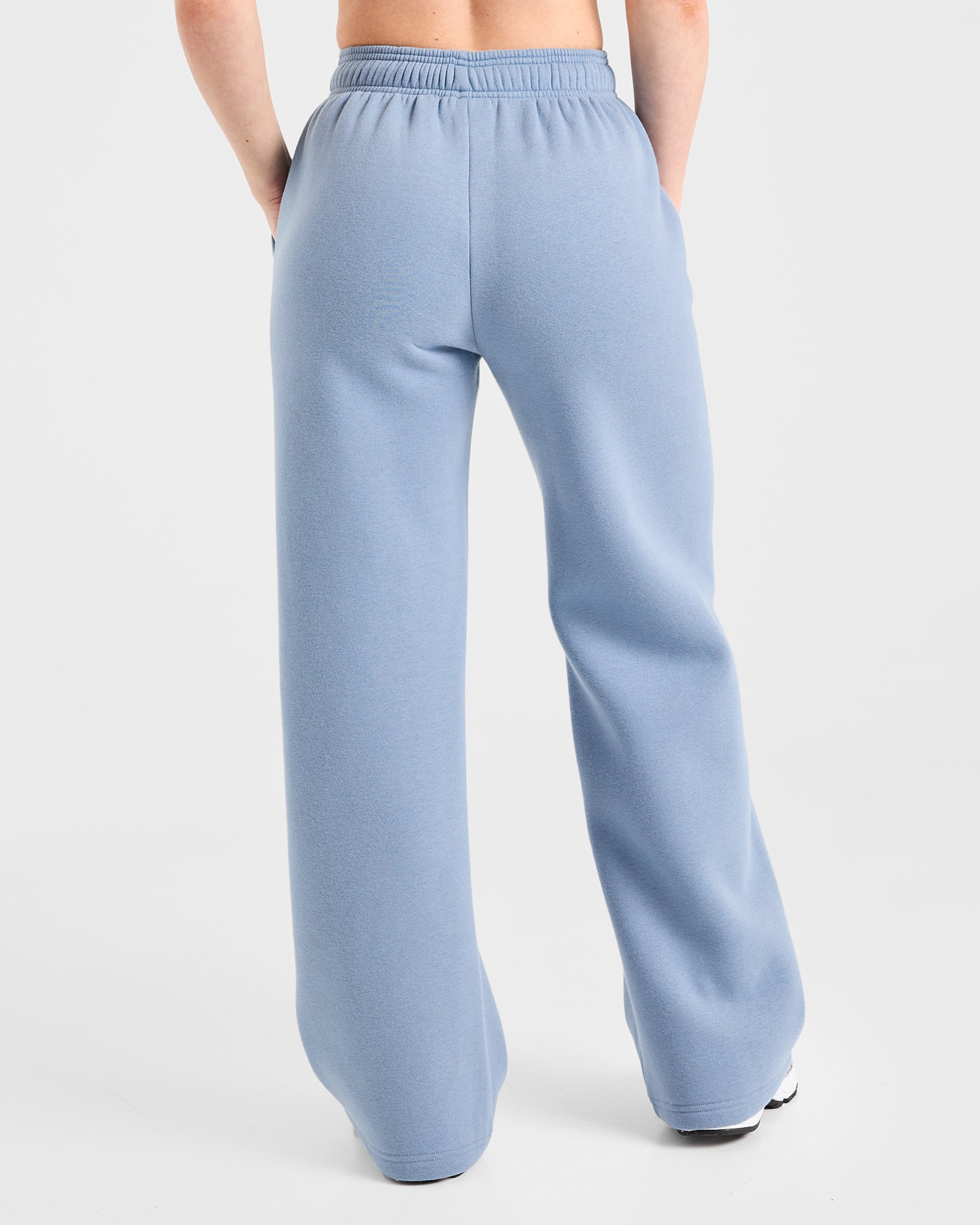 Image 2 from Retro Athletics Oversized Straight Leg Joggers - Vintage Blue