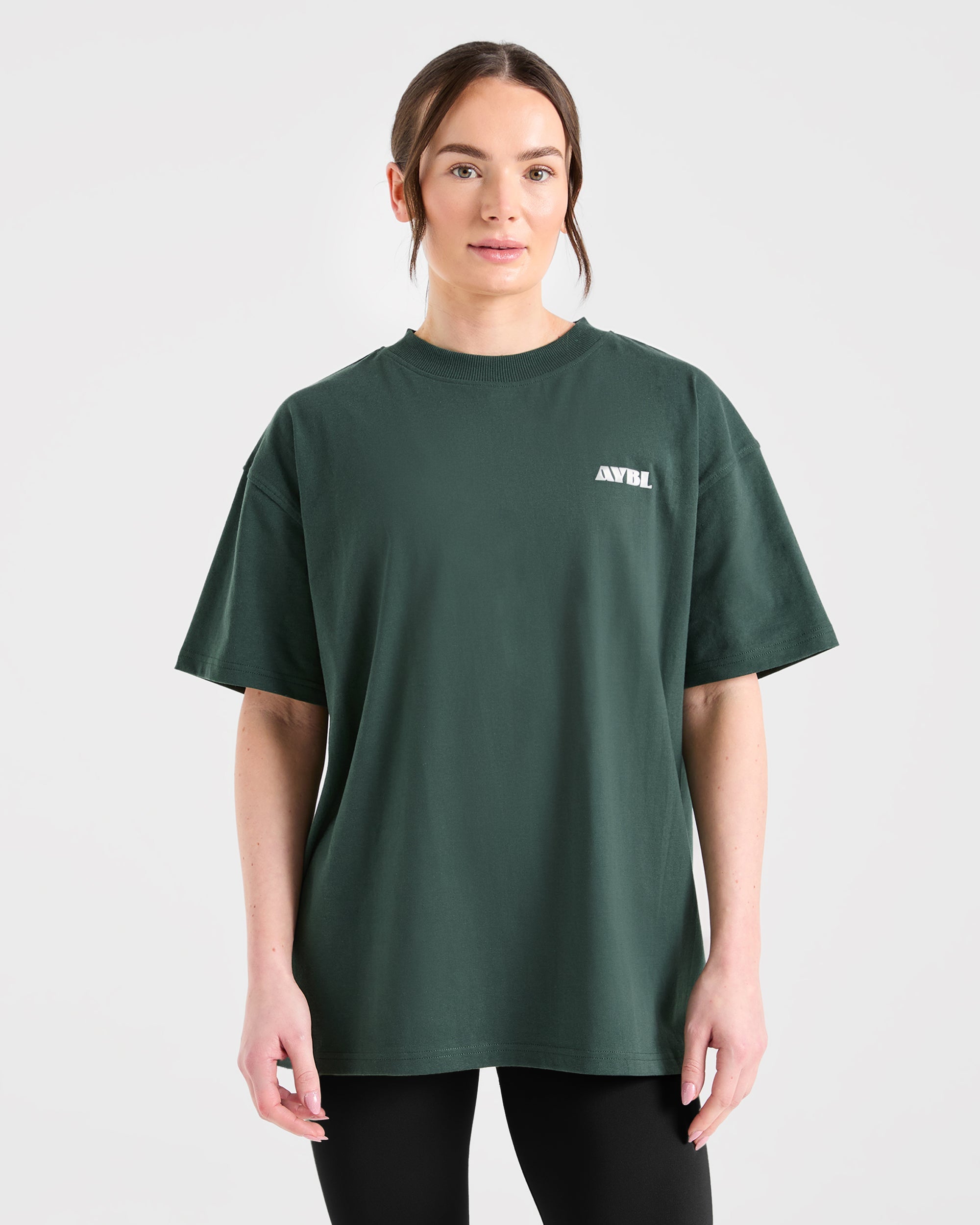 AYBL Sports Studio Oversized T Shirt - Forest Grün