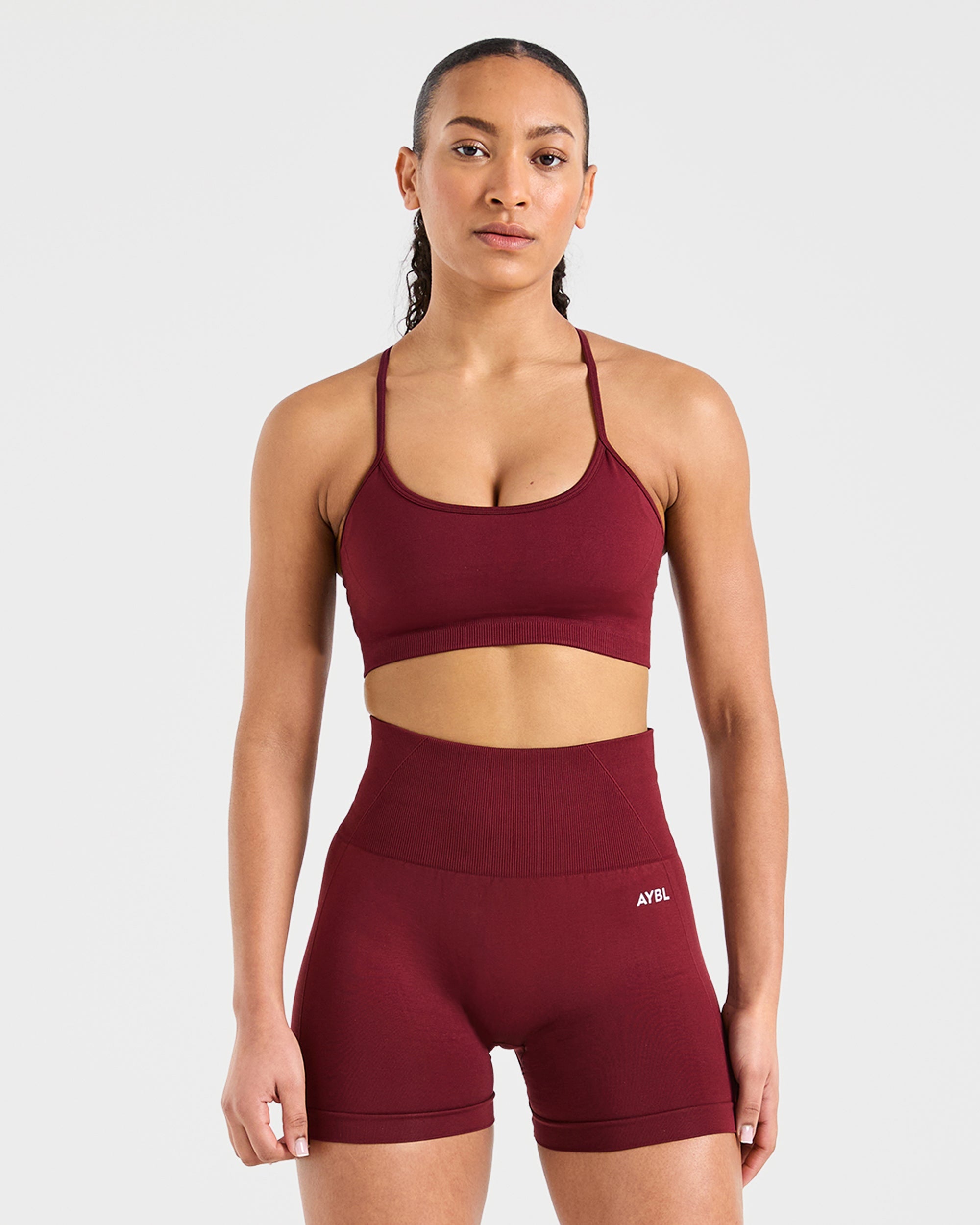Empower Seamless Sports Bra - Rot Wine