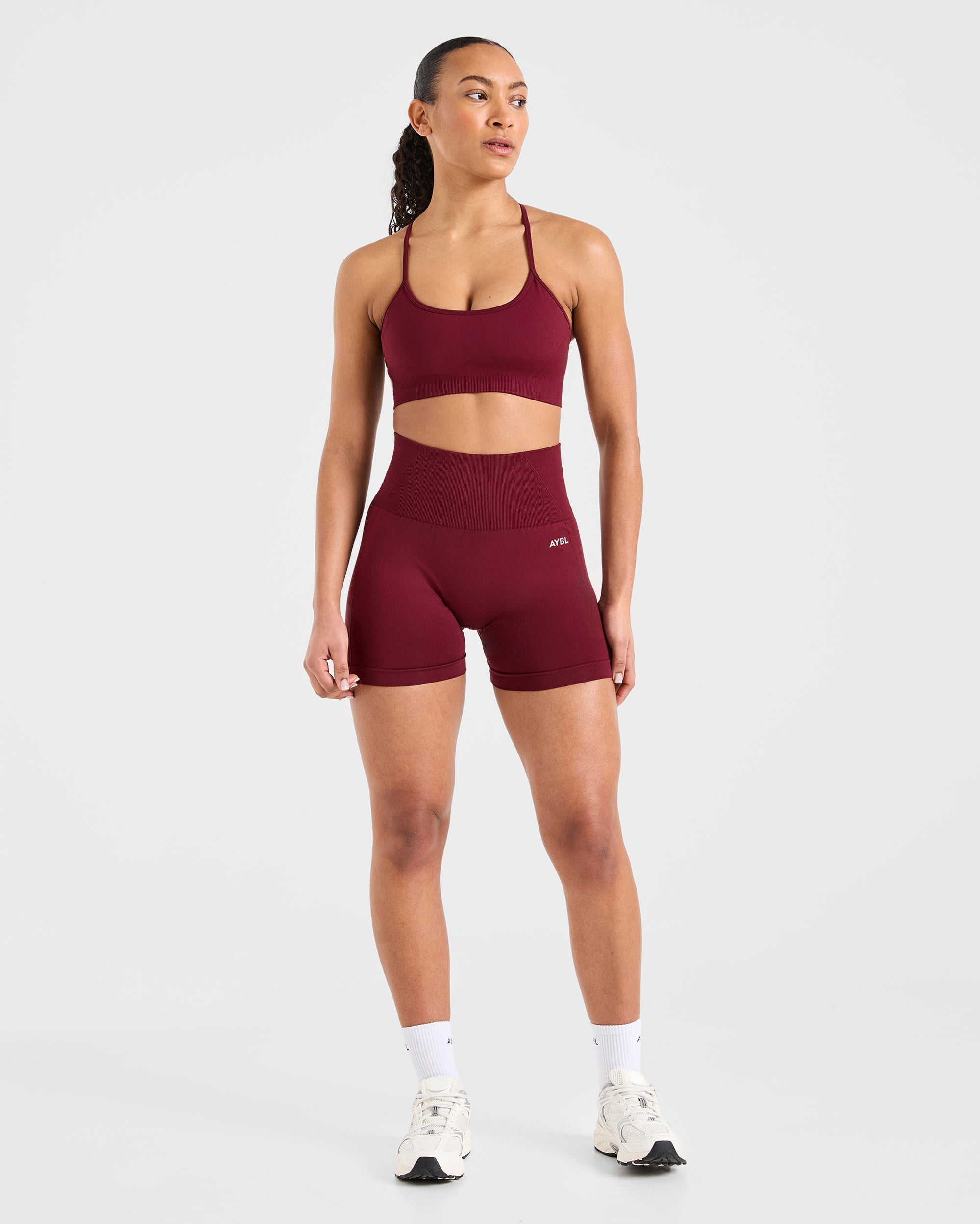 Empower Seamless Sports Bra - Rot Wine