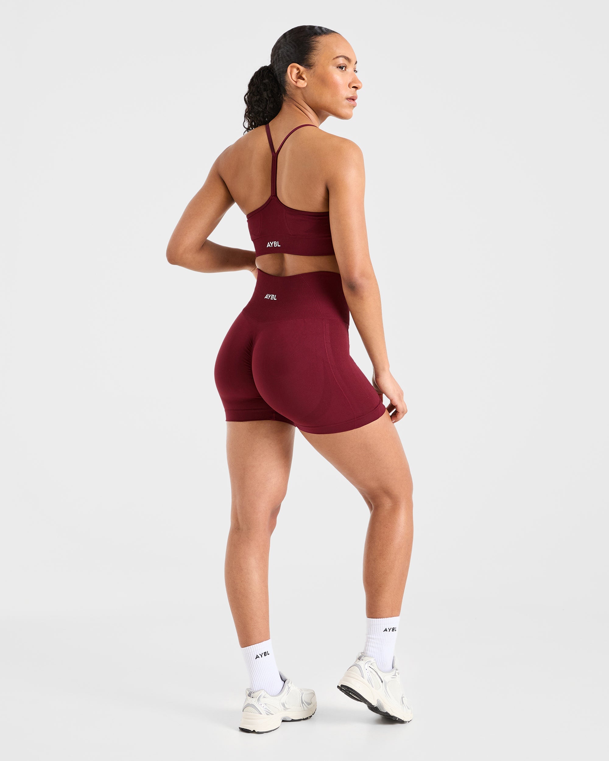 Empower Seamless Sports Bra - Rot Wine