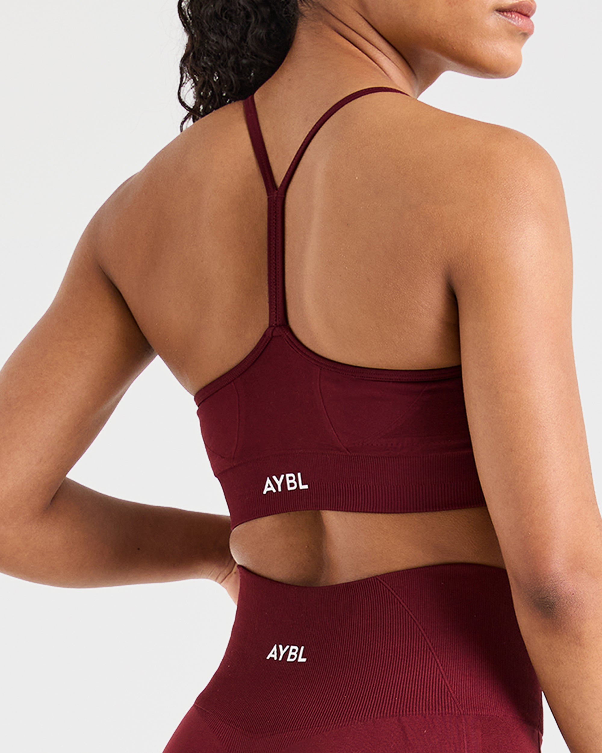Empower Seamless Sports Bra - Rot Wine