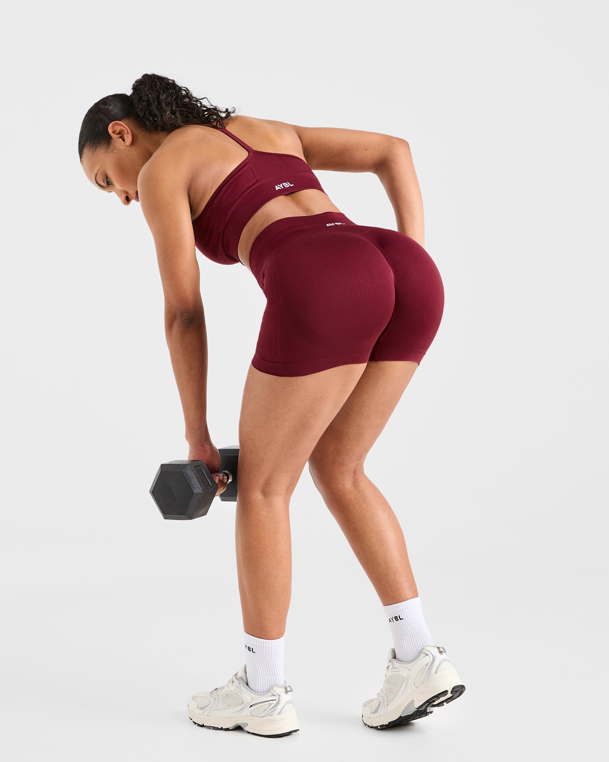 Empower Seamless Sports Bra - Rot Wine