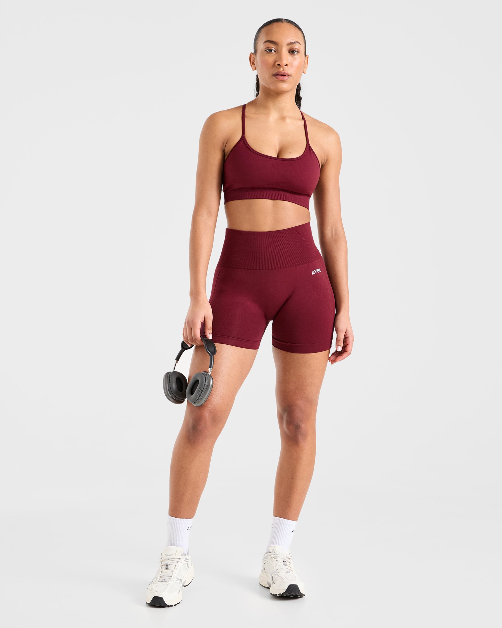Empower Seamless Sports Bra - Rot Wine