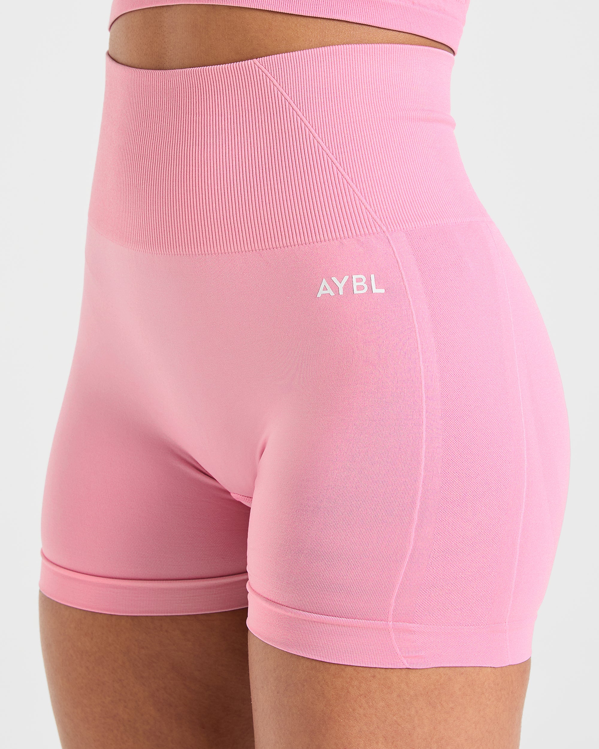 Empower Seamless Shorts - Baby Rosa