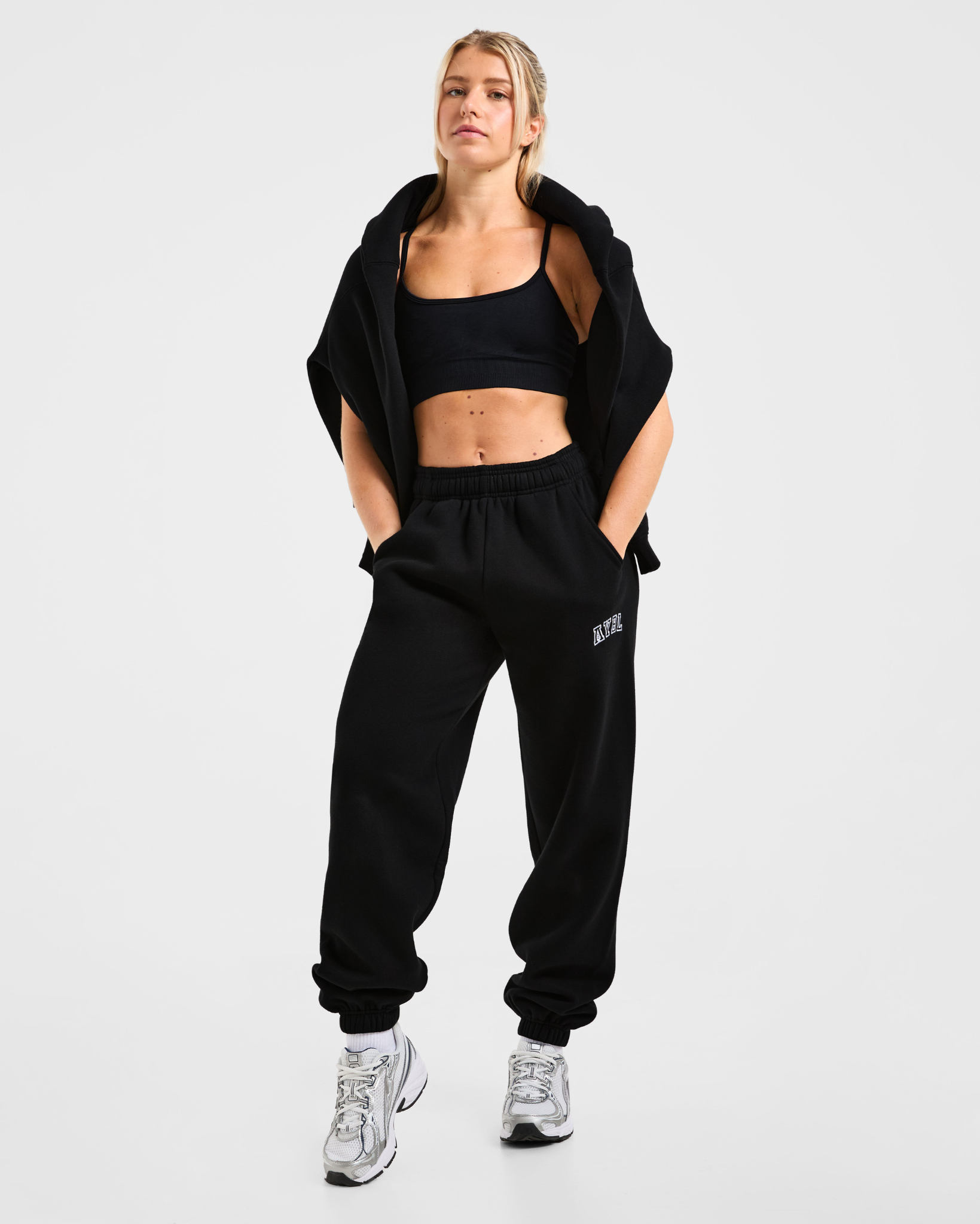 Varsity 2.0 Oversized Joggers - Schwarz