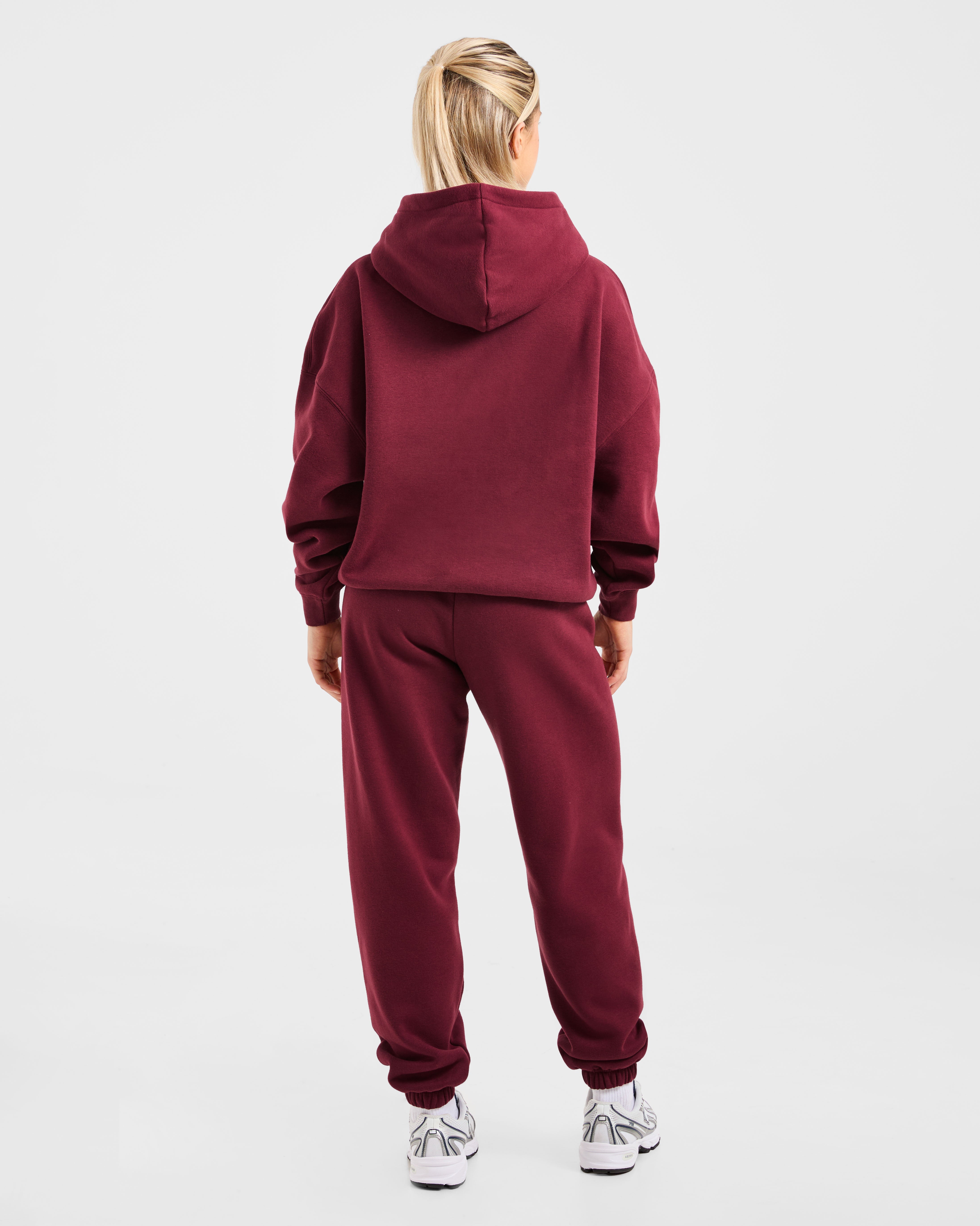 Varsity 2.0 Oversized Joggers - Rot Wine