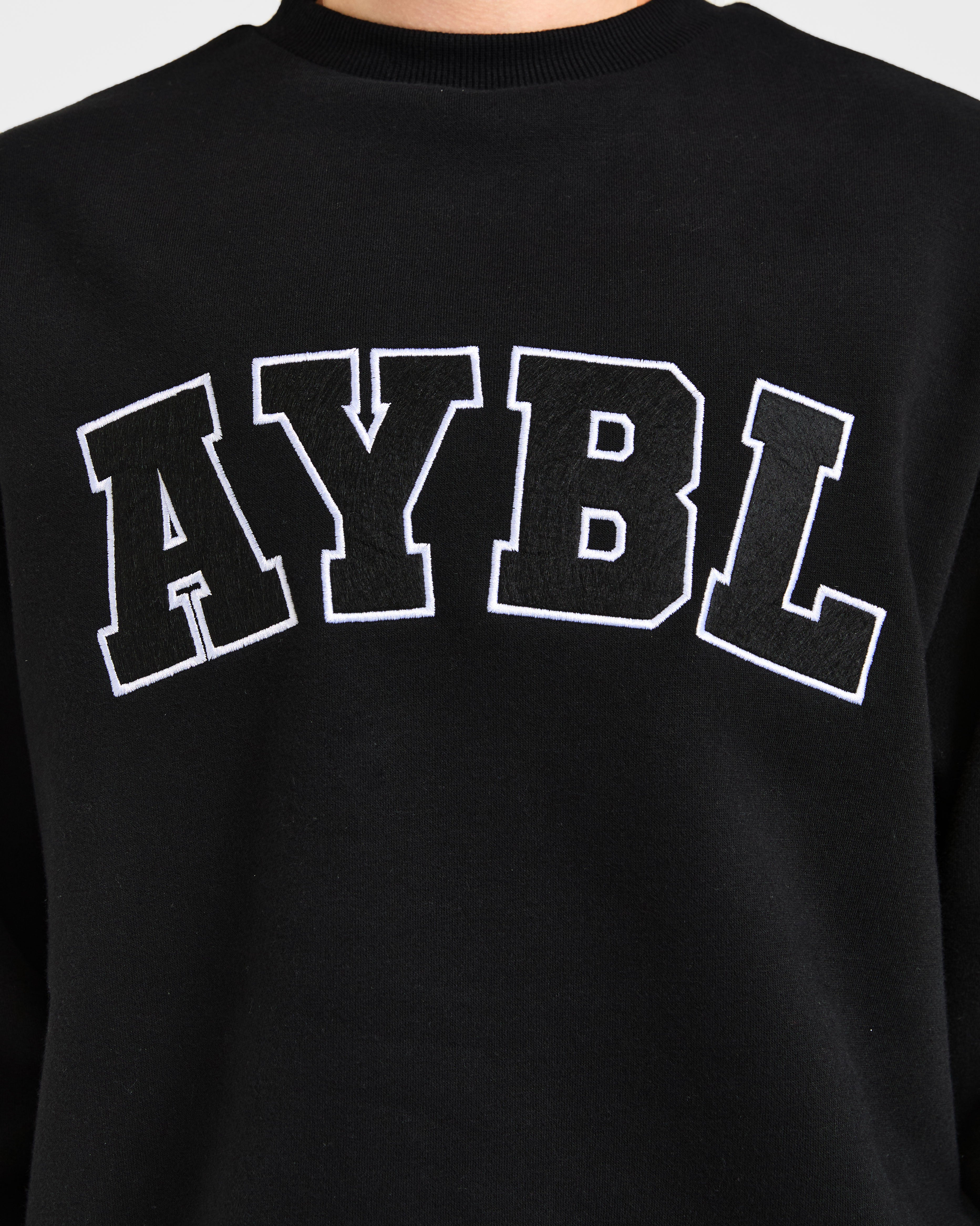 Varsity 2.0 Oversized Sweatshirt - Schwarz