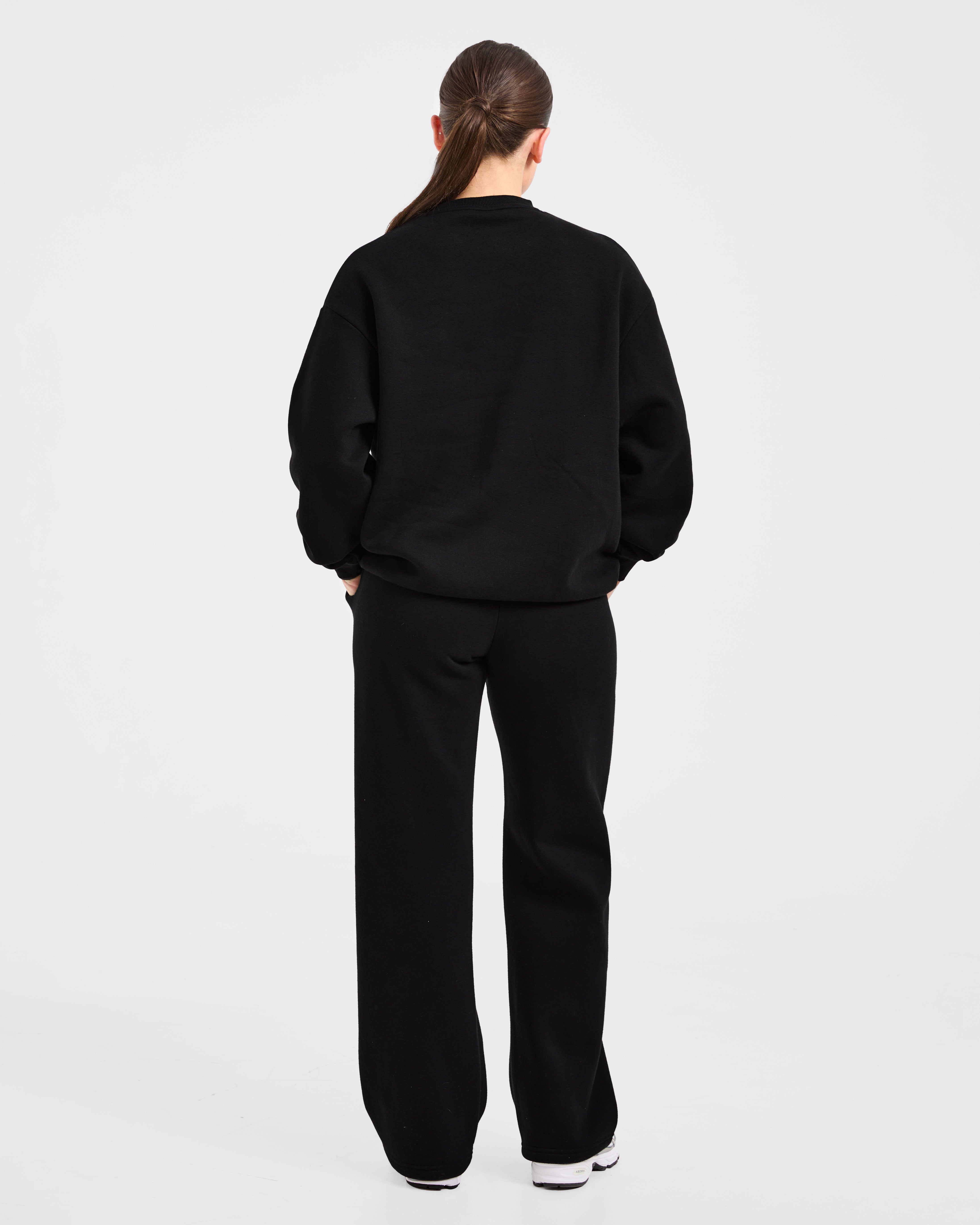 Varsity 2.0 Oversized Sweatshirt - Schwarz