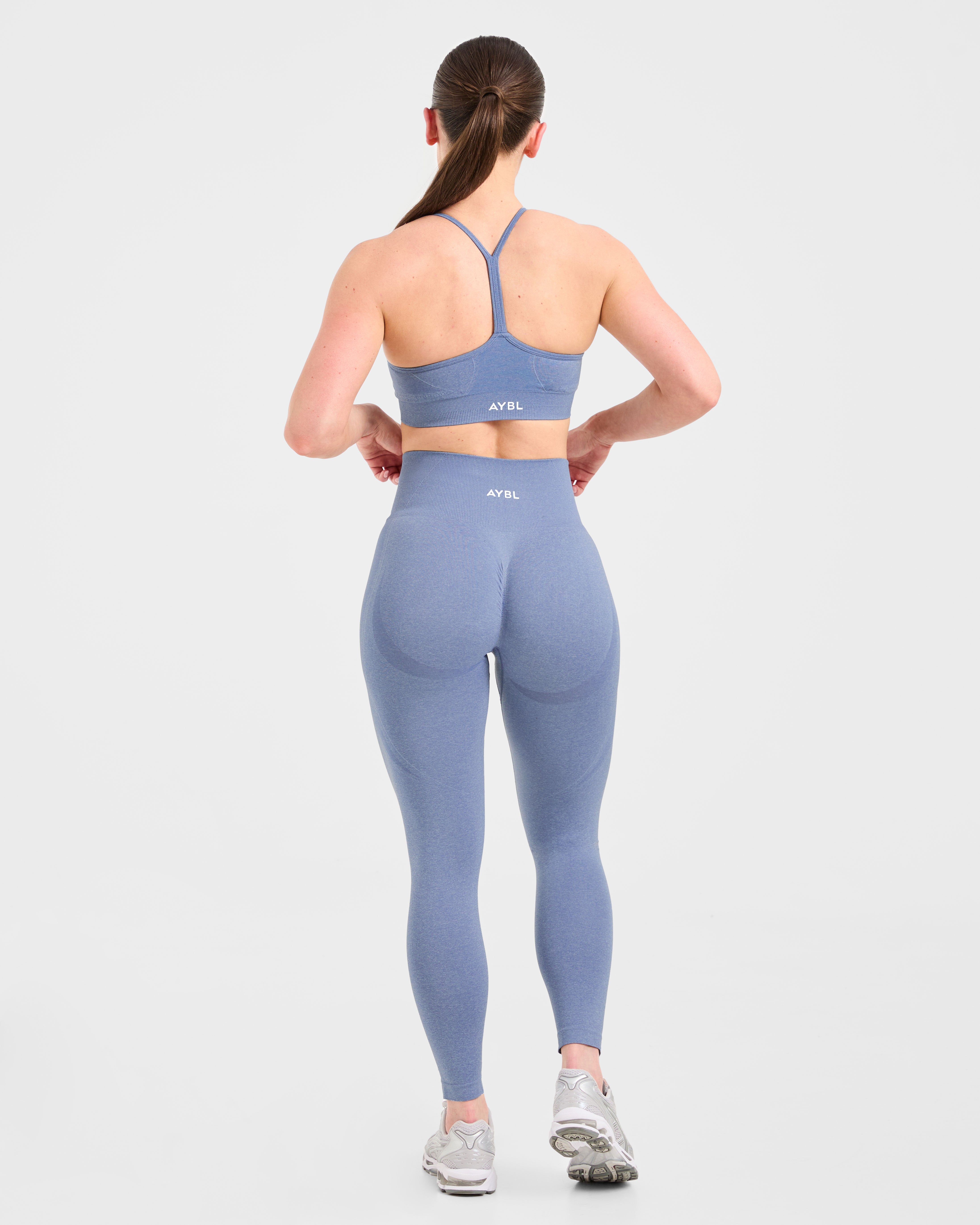 Empower Seamless Sports Bra - Blau Marl