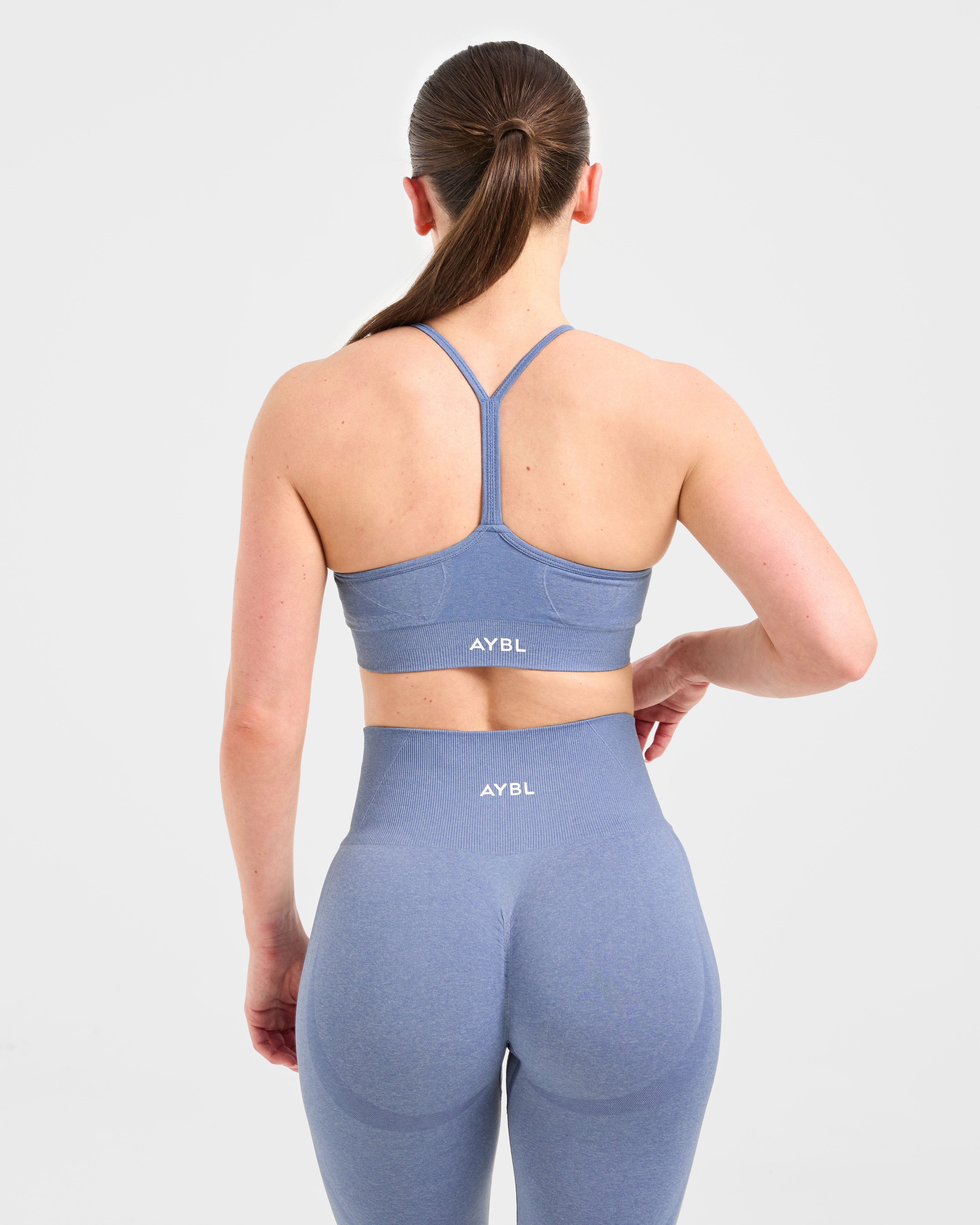 Empower Seamless Sports Bra - Blau Marl