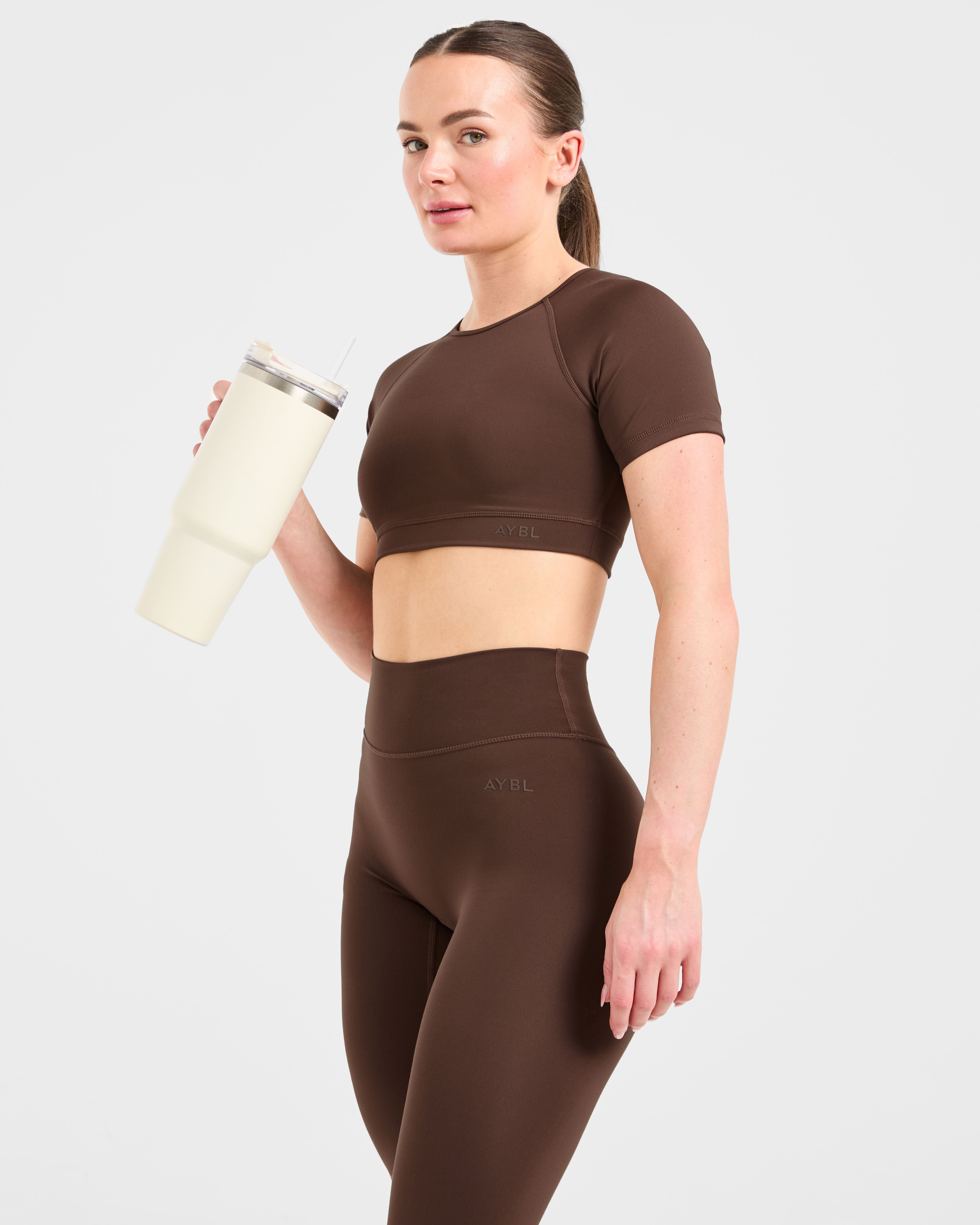 Staple Crop Top - Braun