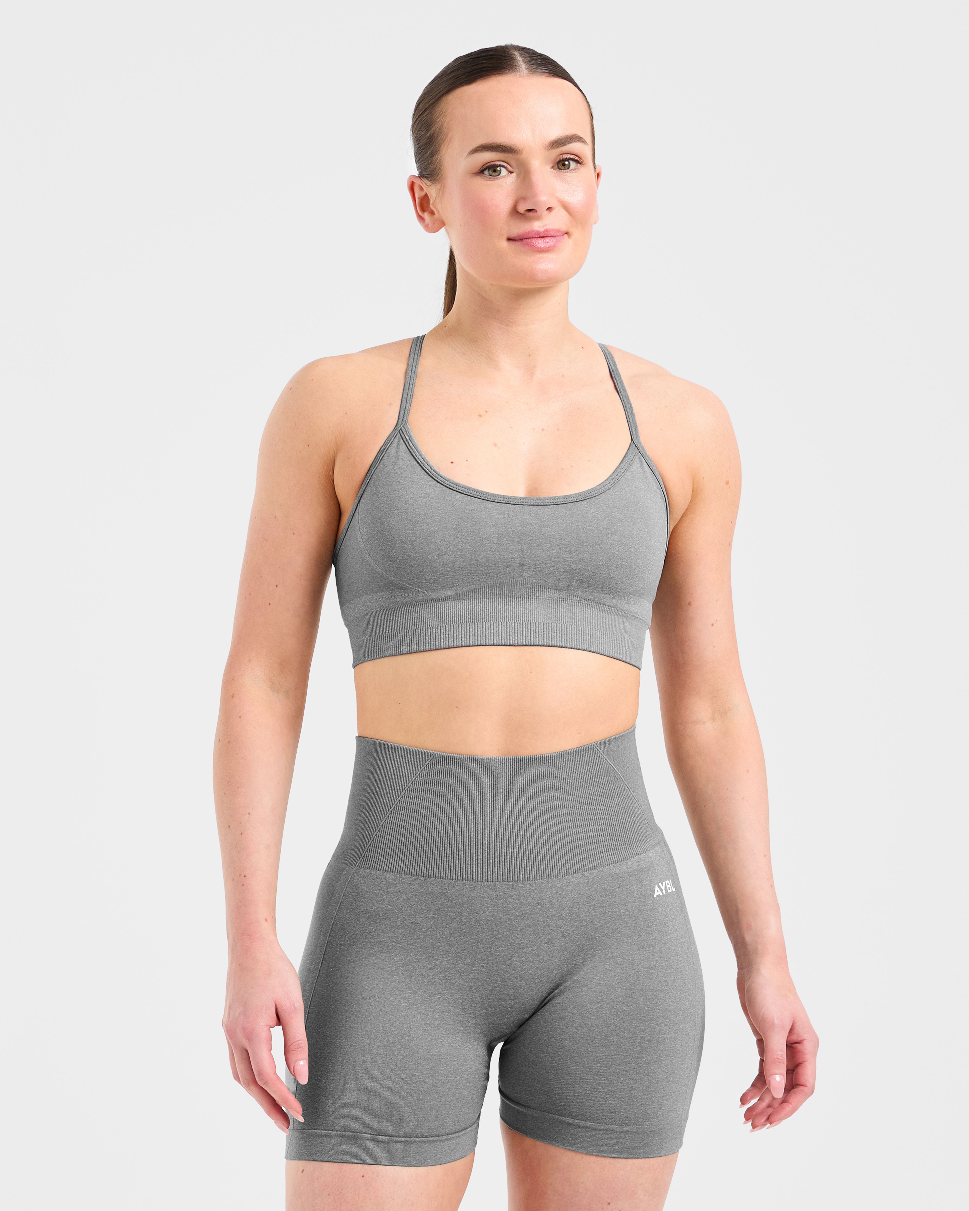 Empower Seamless Sports Bra - Grau Marl