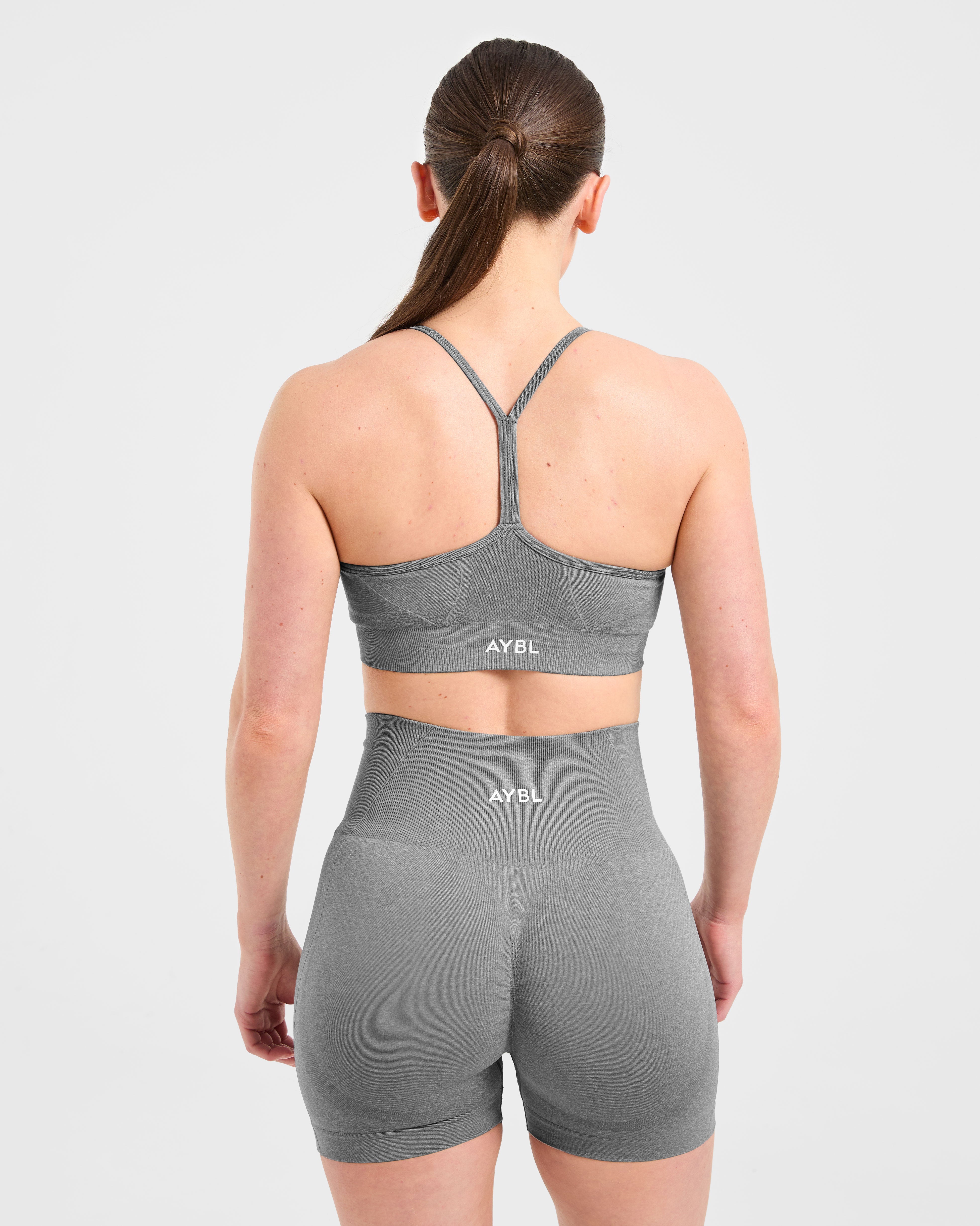 Empower Seamless Sports Bra - Grau Marl