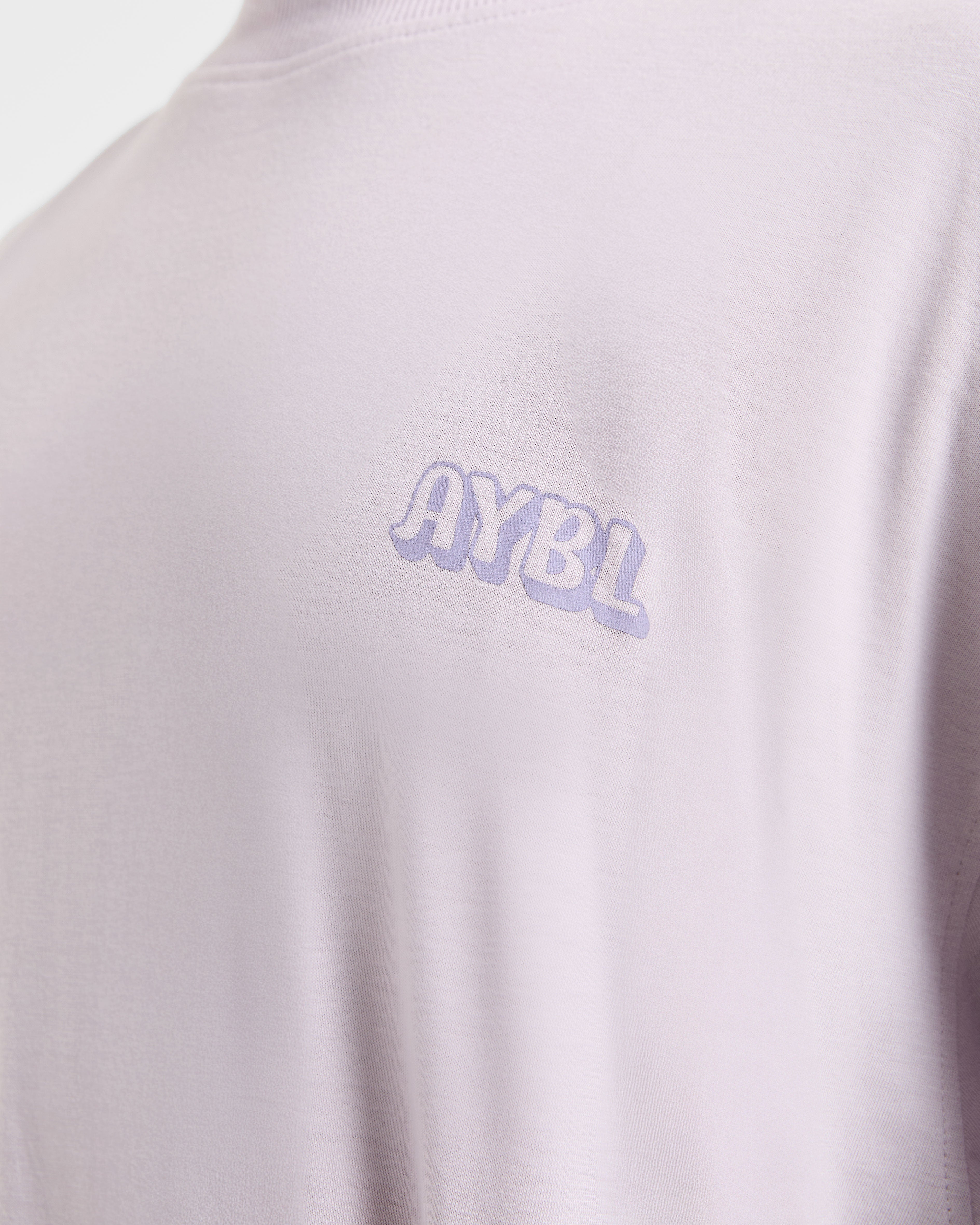 Gym Girl Era Oversized T Shirt - Lila