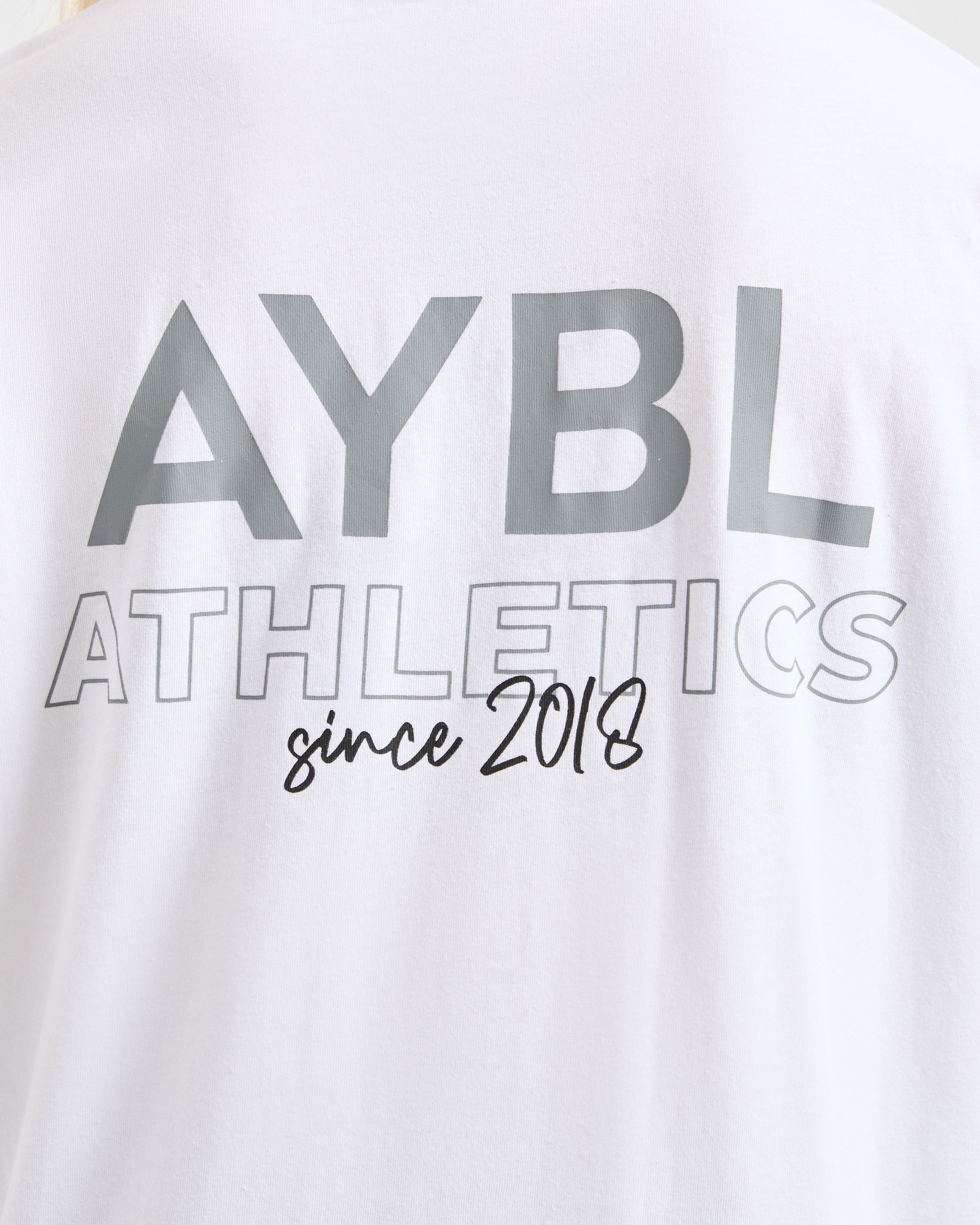 AYBL Athletics Oversized T Shirt - Weiß