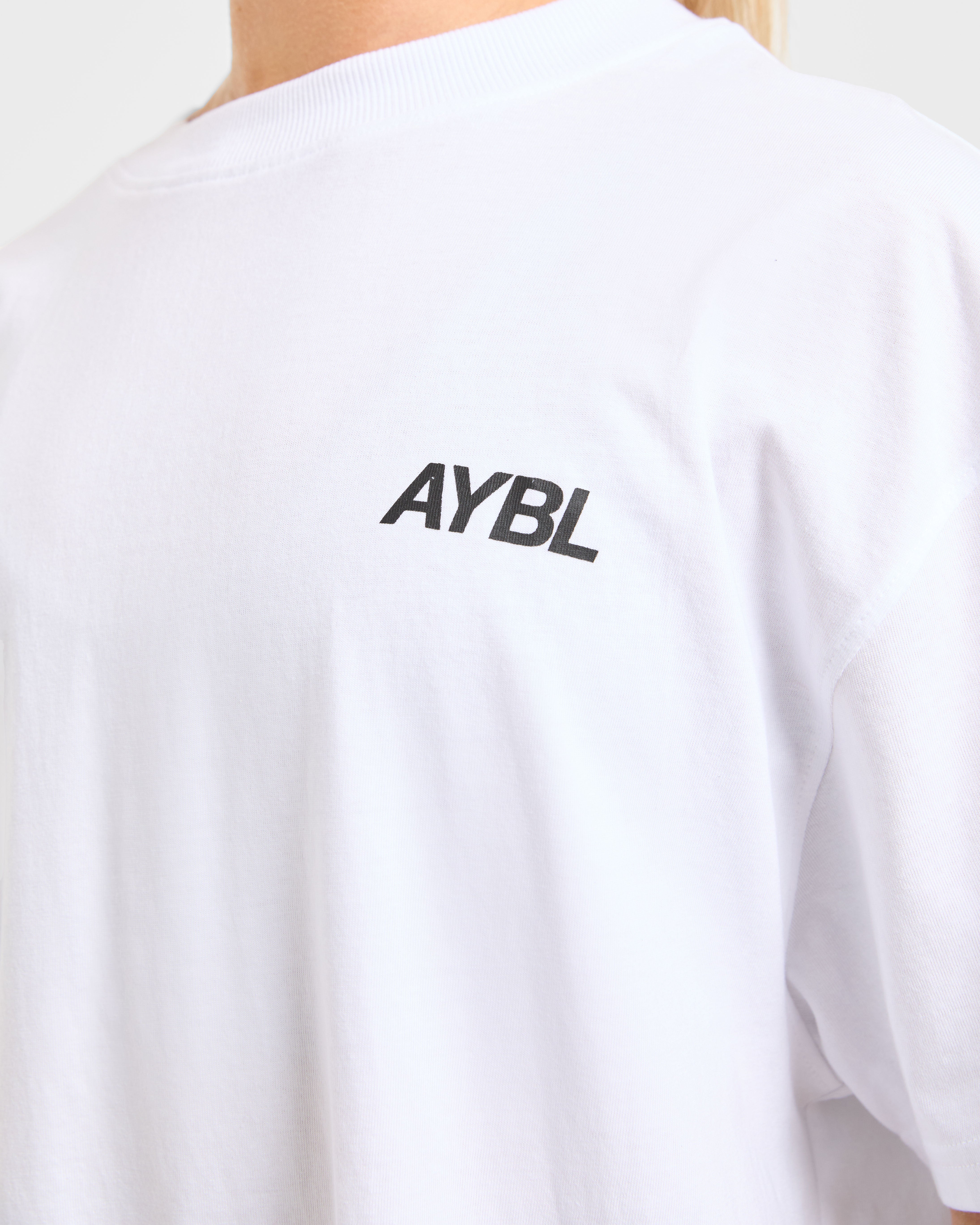 AYBL Sports Club Oversized T Shirt - Weiß