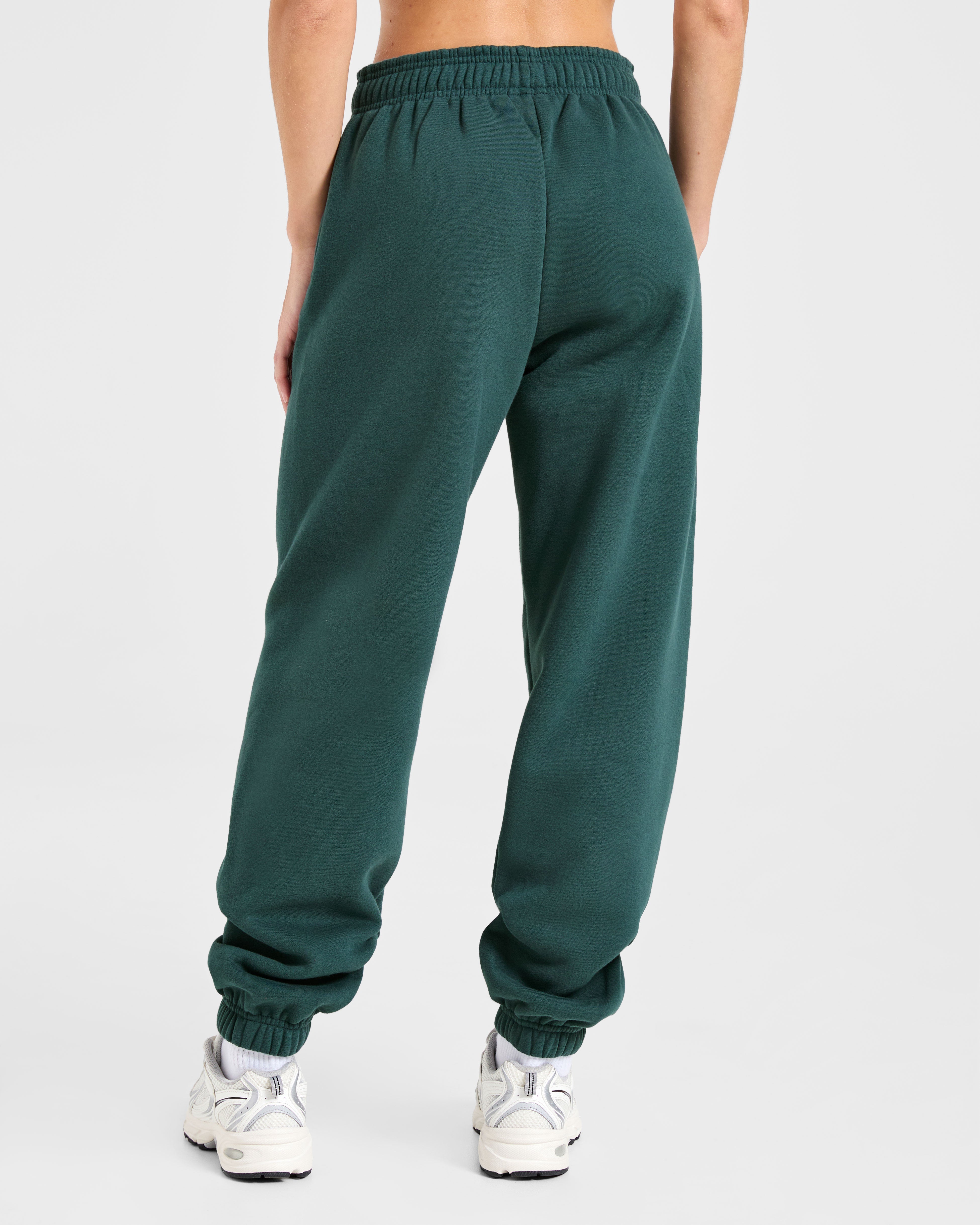Classic Plush Oversized Joggers - Pine Grün