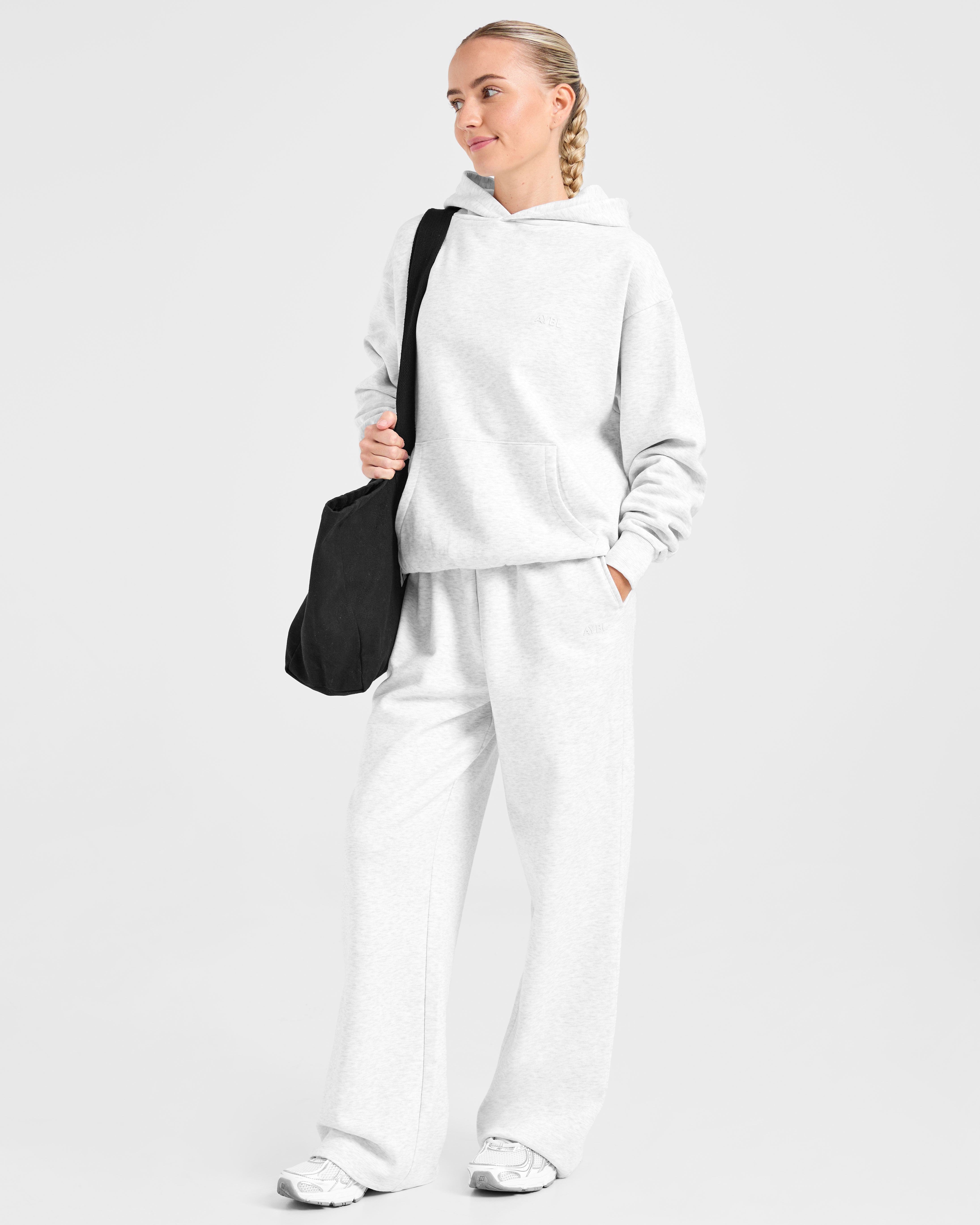 Lifestyle Oversized Hoodie - Heather Grau