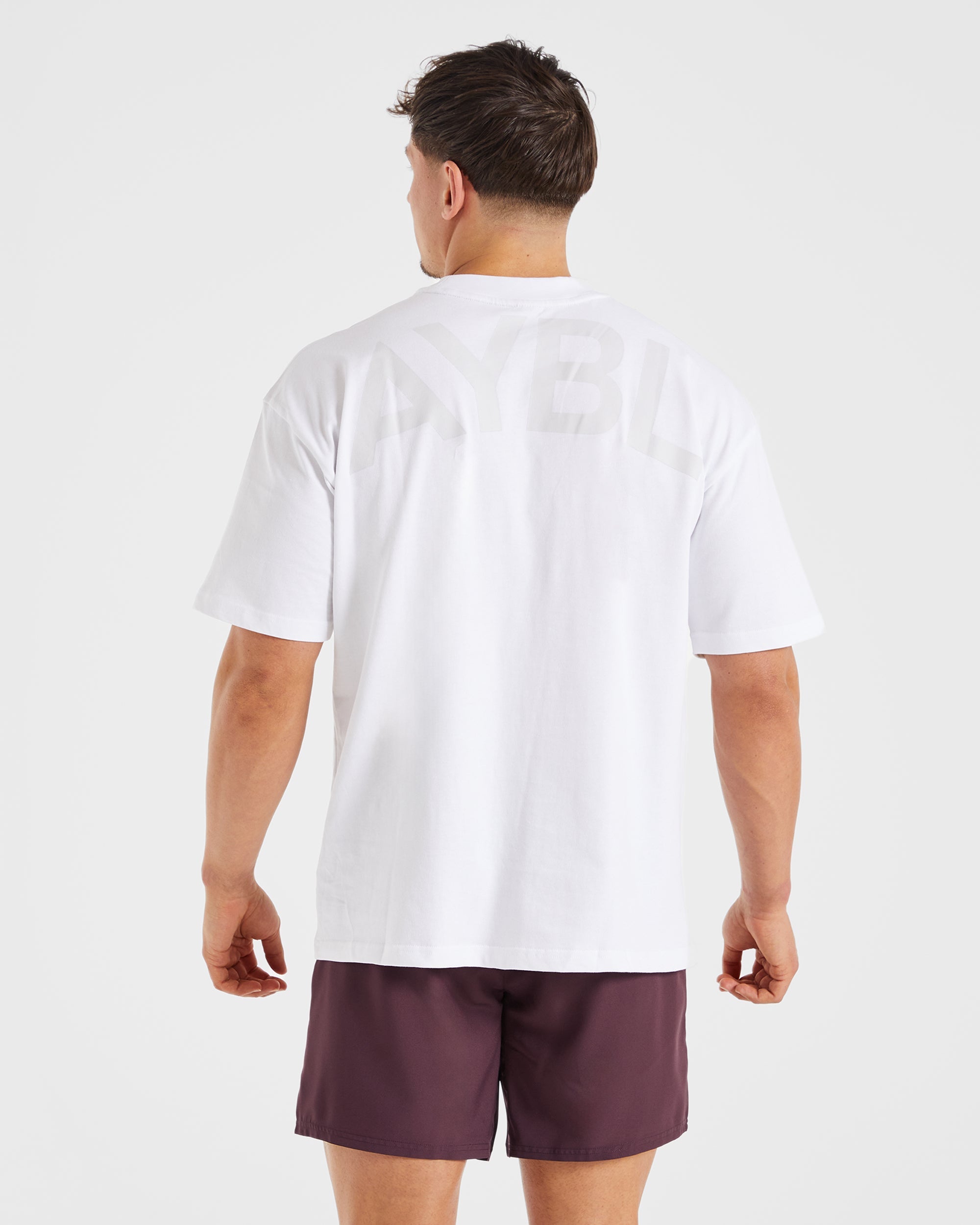 Essential Oversized T Shirt - Weiß