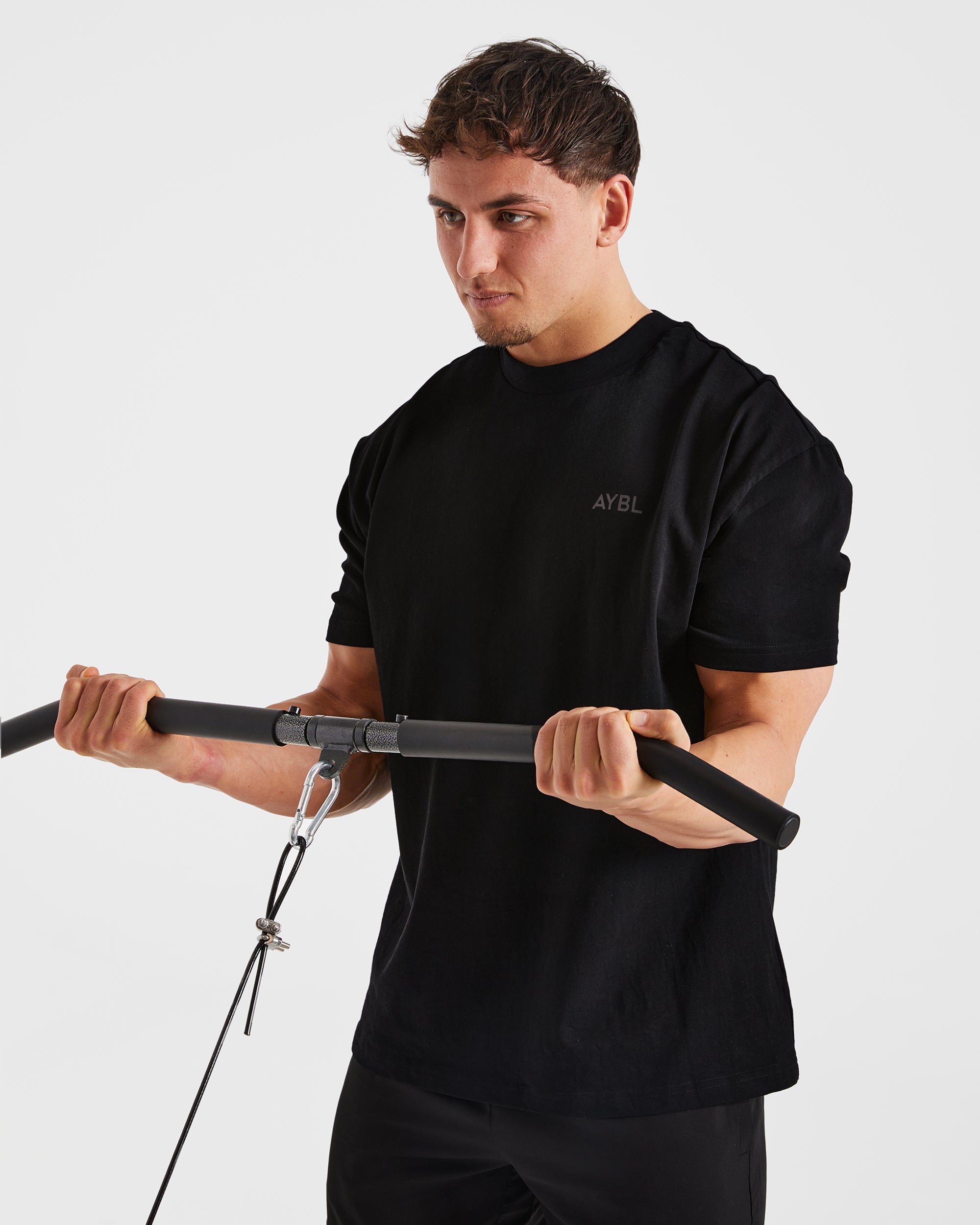 Essential Oversized T Shirt - Schwarz