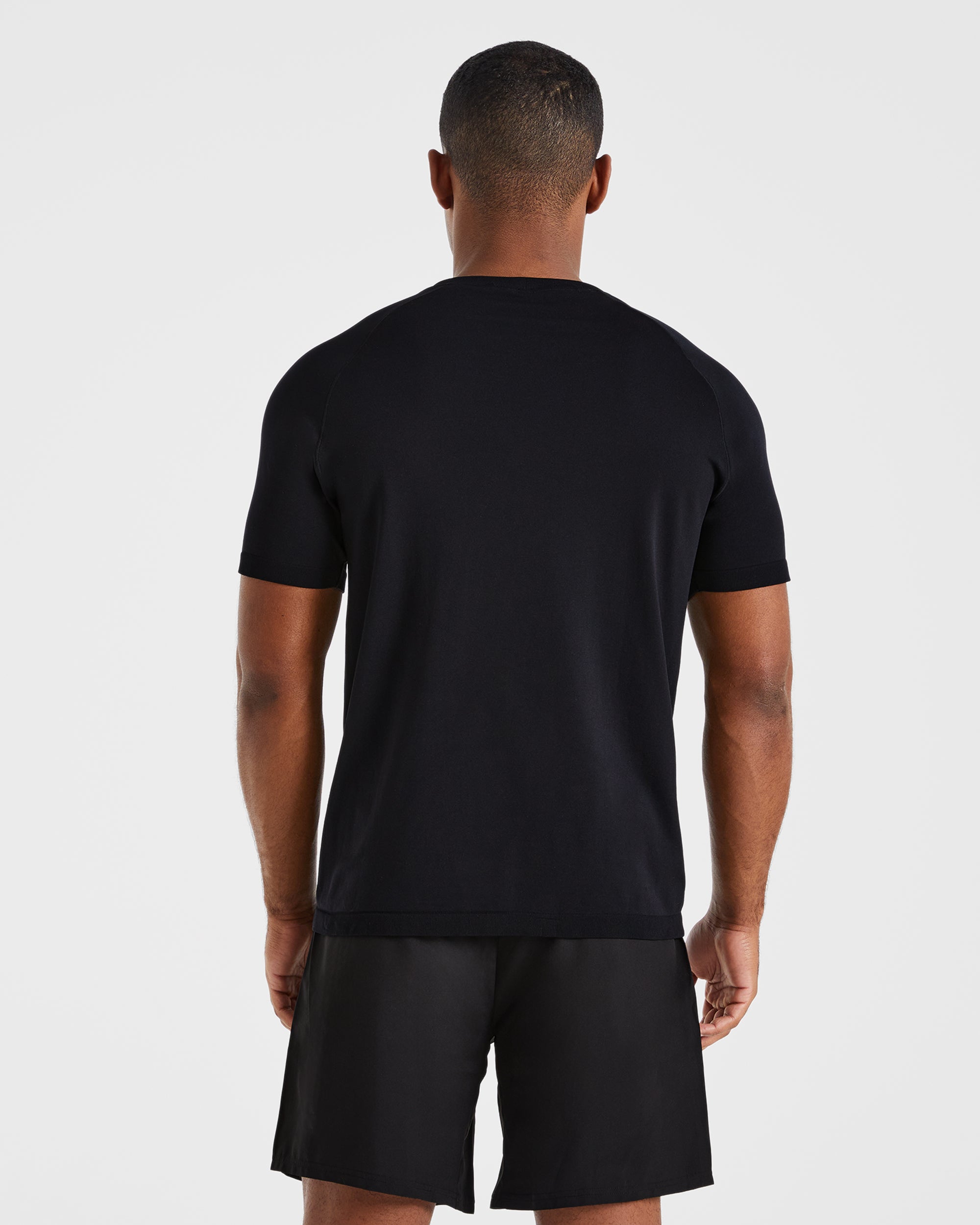 Ascend Seamless T Shirt - Schwarz