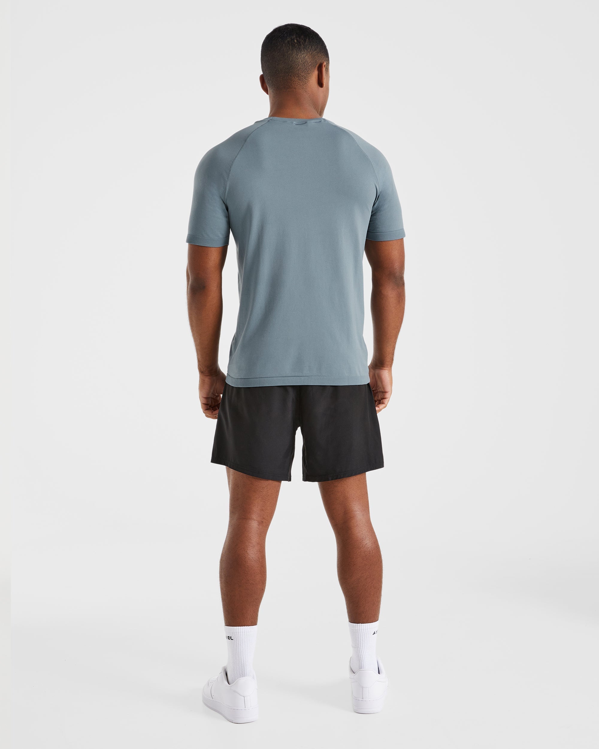 Ascend Seamless T Shirt - Slate Blau
