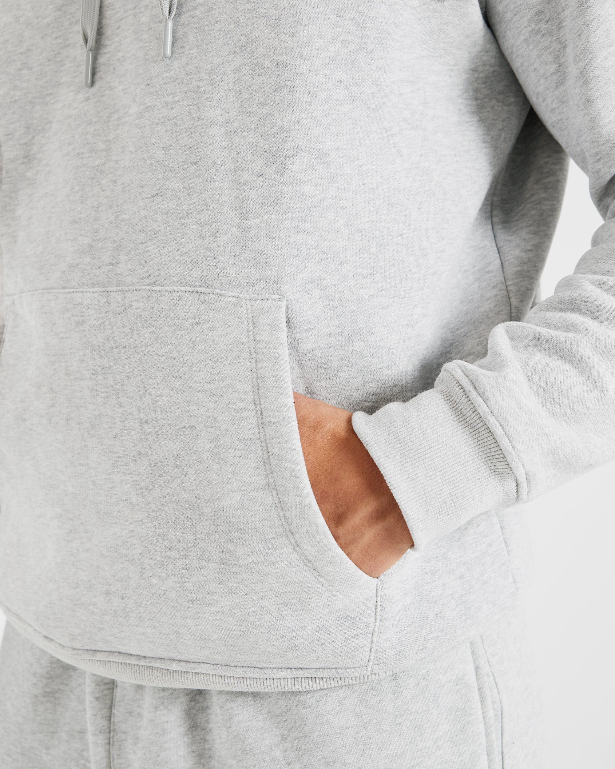 Essential Hoodie - Grau Marl
