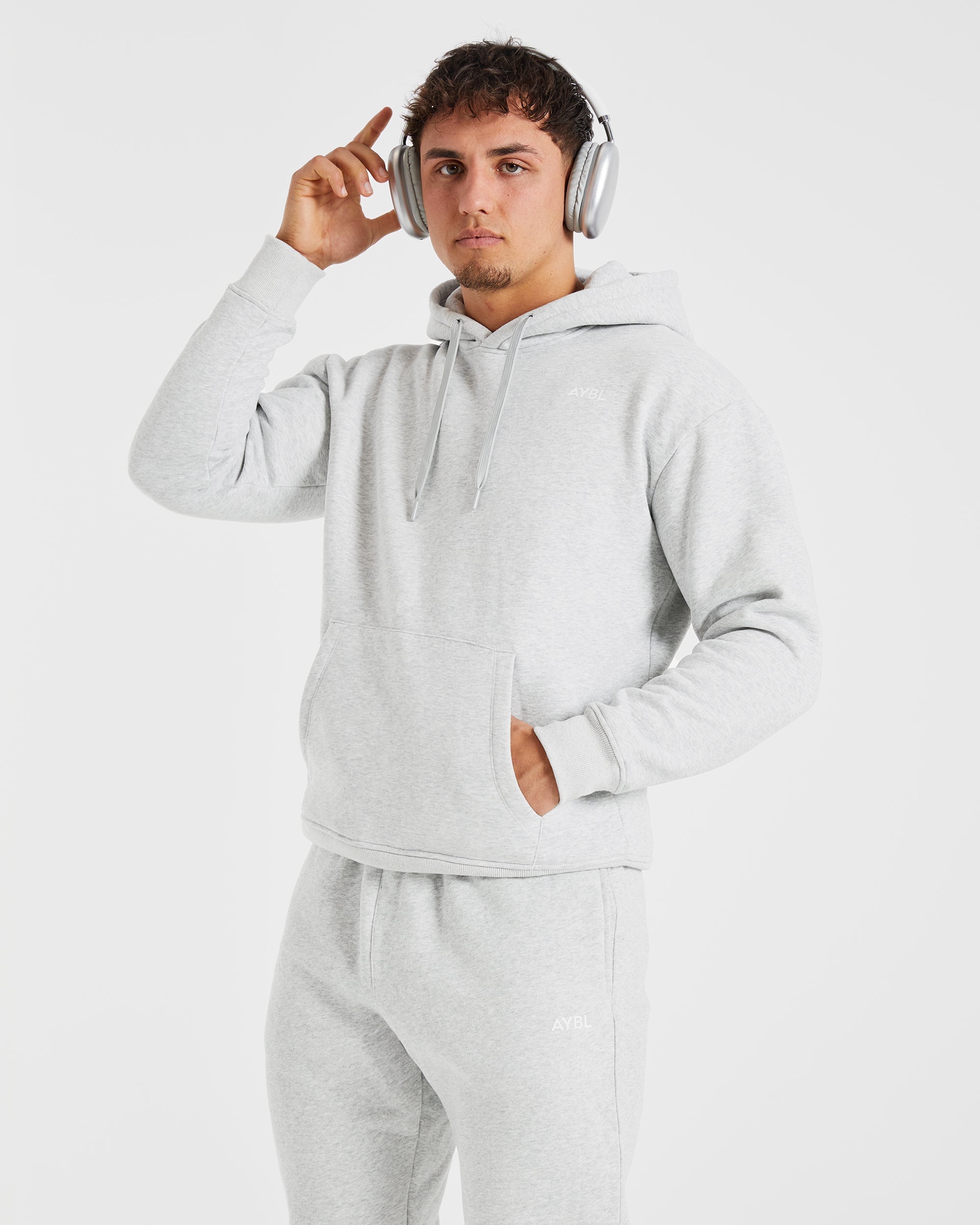 Essential Hoodie - Grau Marl