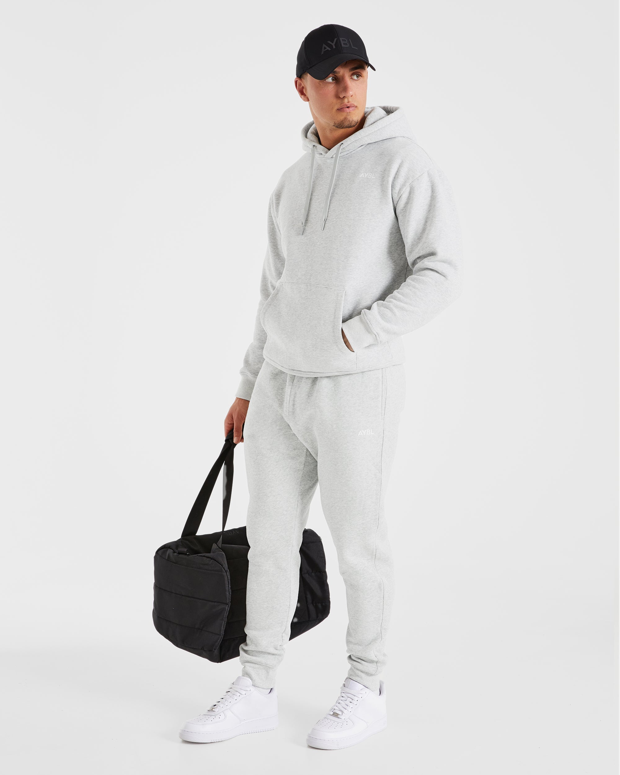 Essential Hoodie - Grau Marl