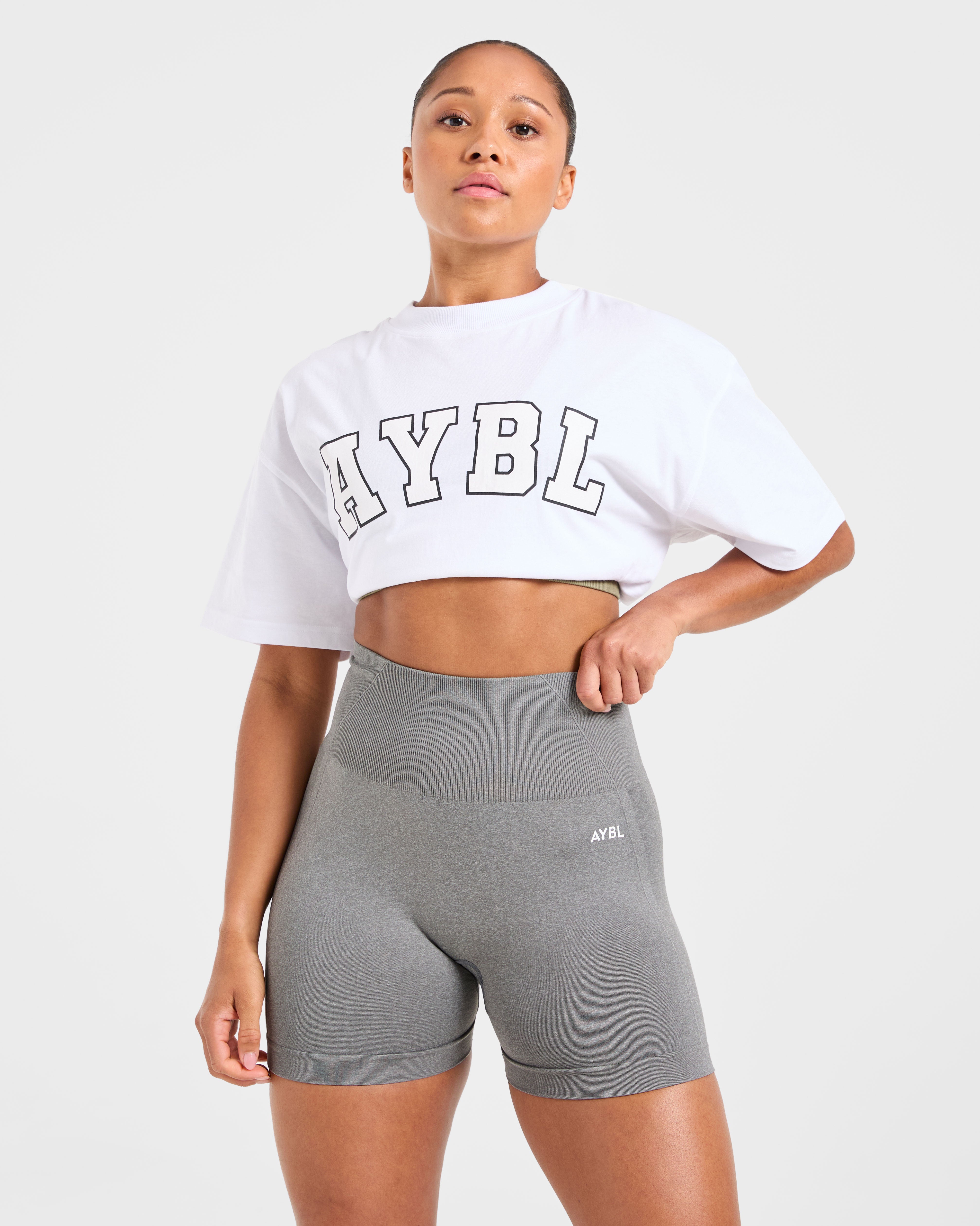 Varsity 2.0 Oversized T Shirt - Weiß