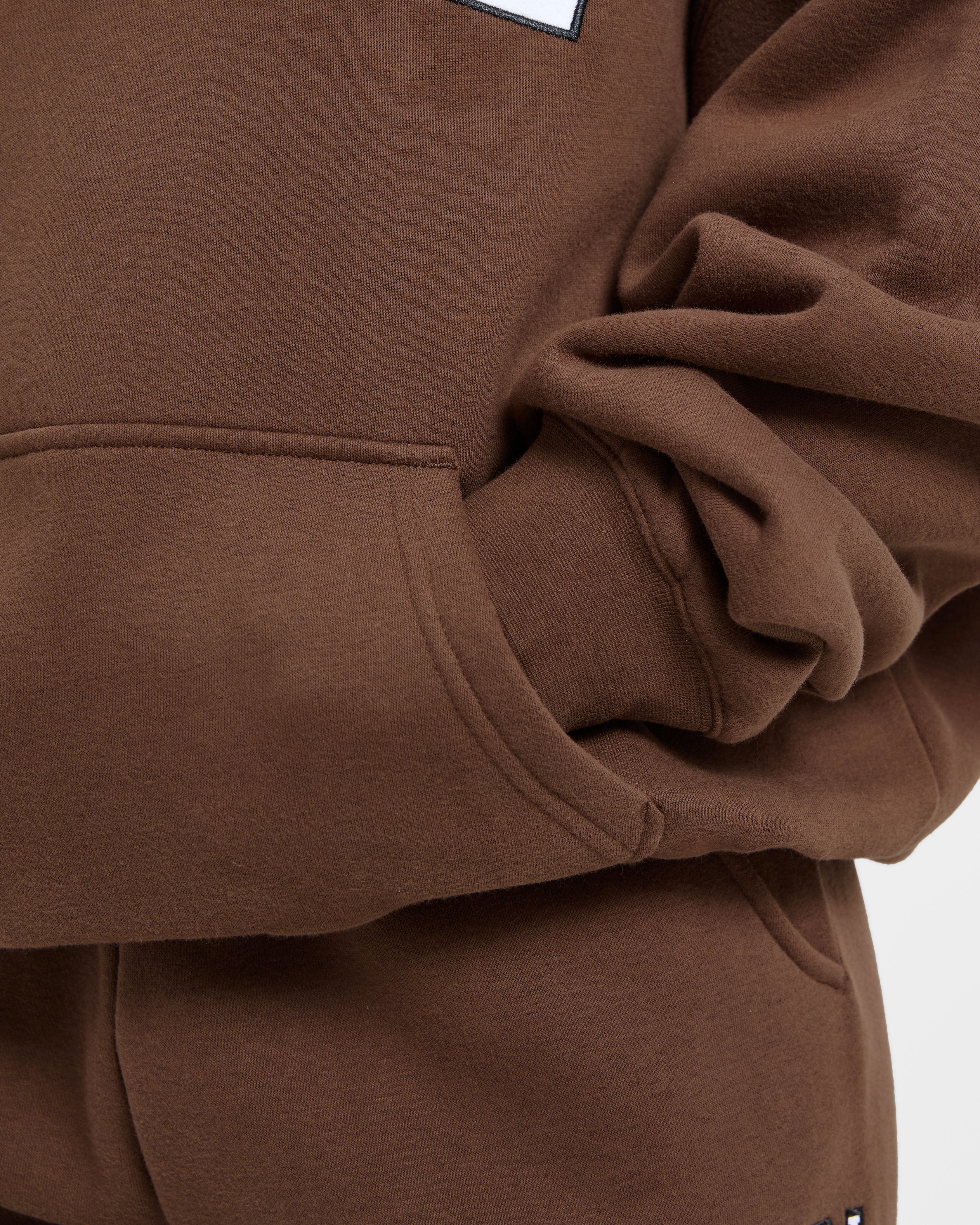 Varsity 2.0 Oversized Hoodie - Braun