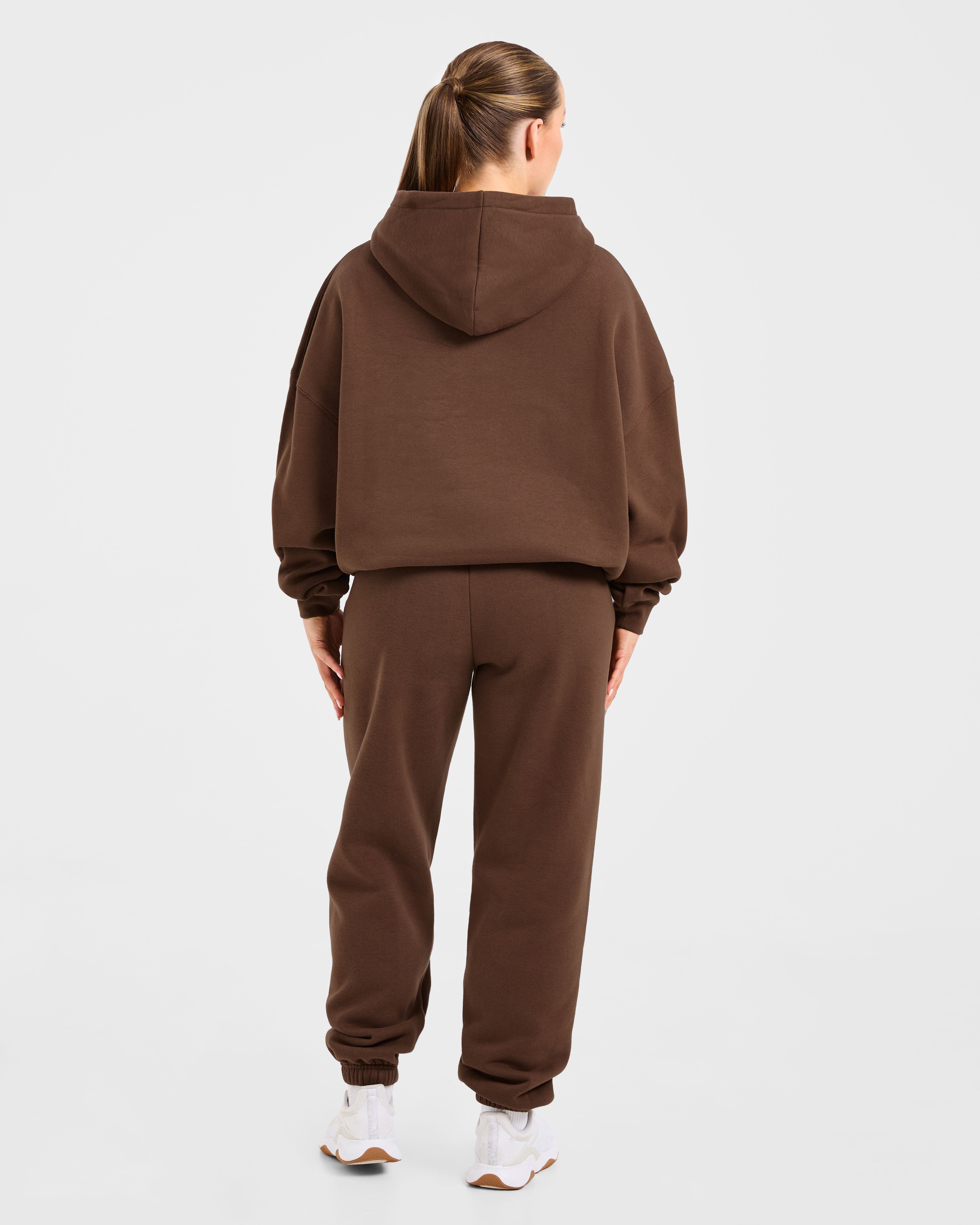 Varsity 2.0 Oversized Hoodie - Braun